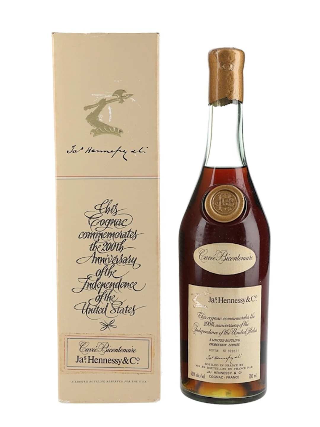 Hennessy Cuvee Bicentenaire 200th Anniversary Of US Independence 70cl / 40%