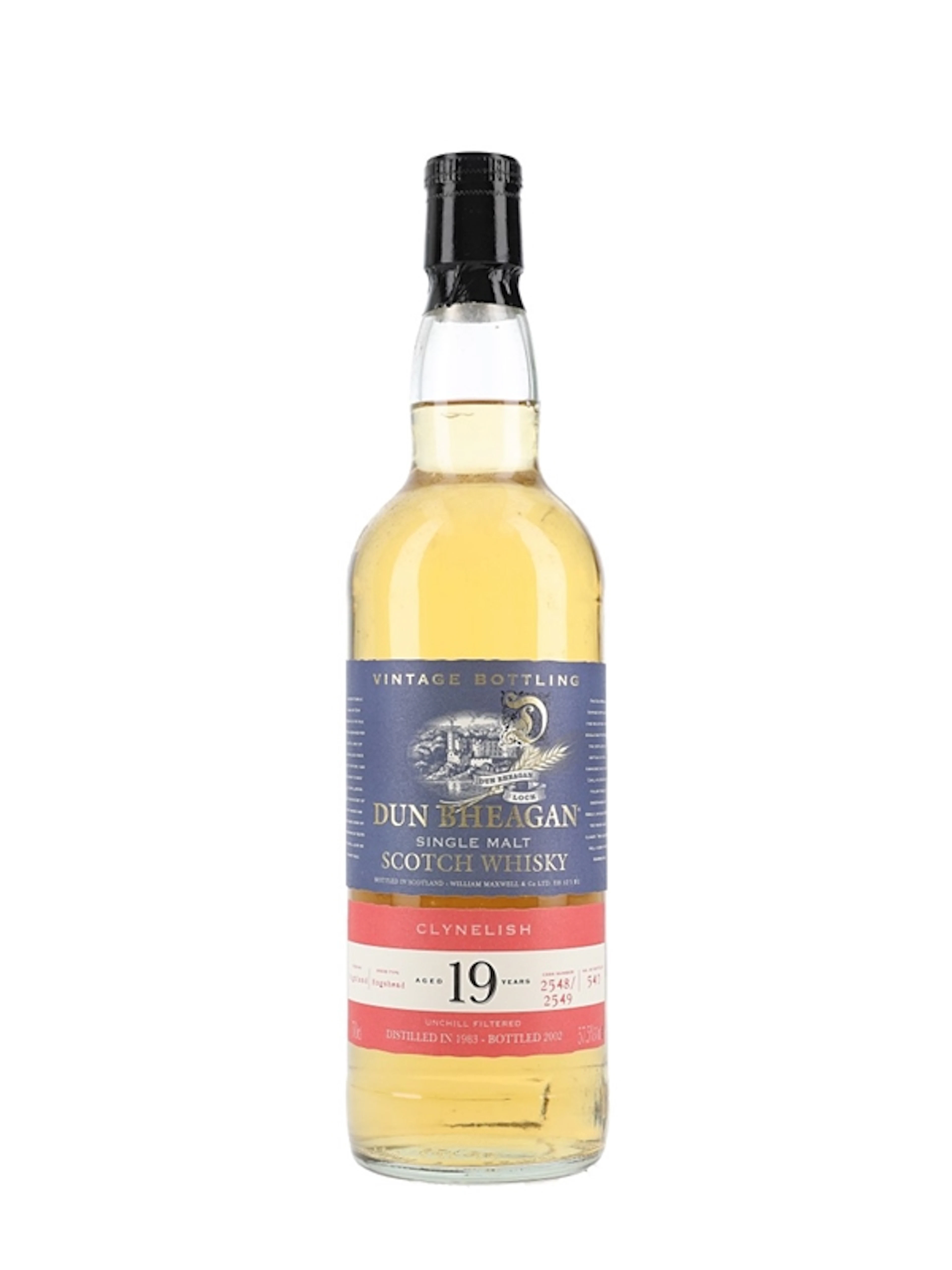 Clynelish 1983 19 Year Old Bottled 2002 - Dun Bheaga 70cl / 57.7%