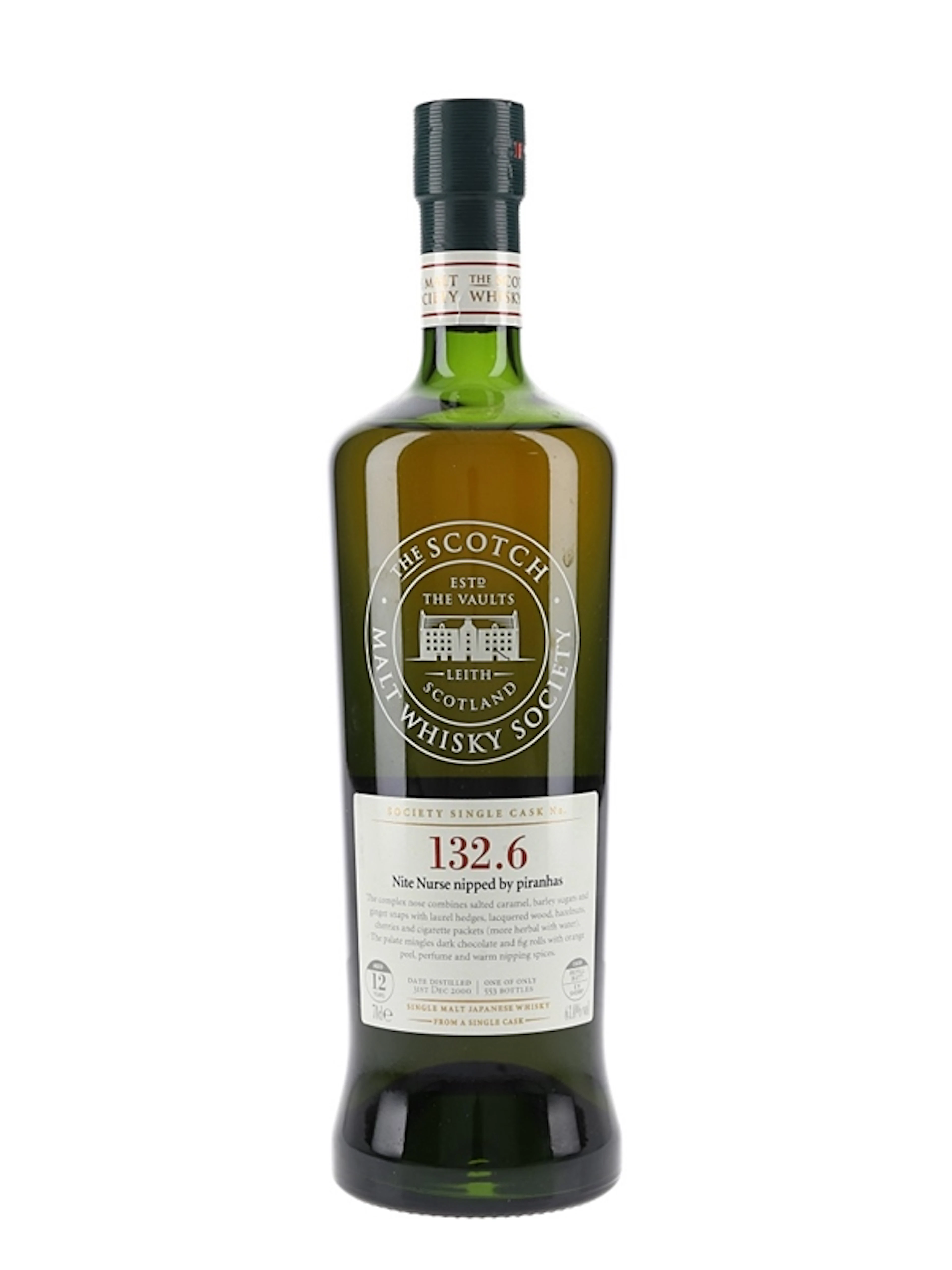 Karuizawa 2000 12 Year Old SMWS 132.6 Nite Nurse Nipped By Piranhas 70cl / 63%