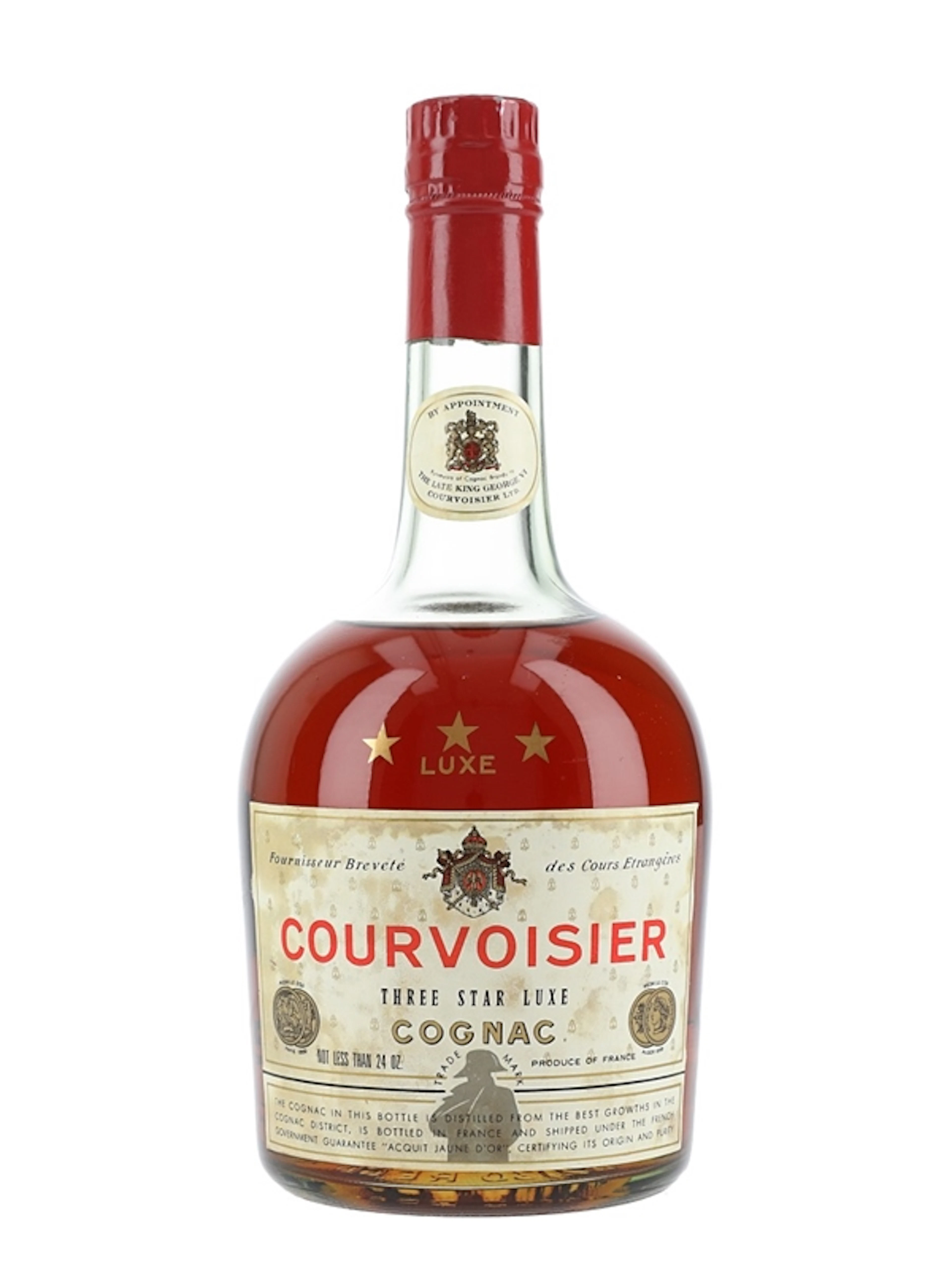 Courvoisier 3 Star Luxe Bottled 1960s