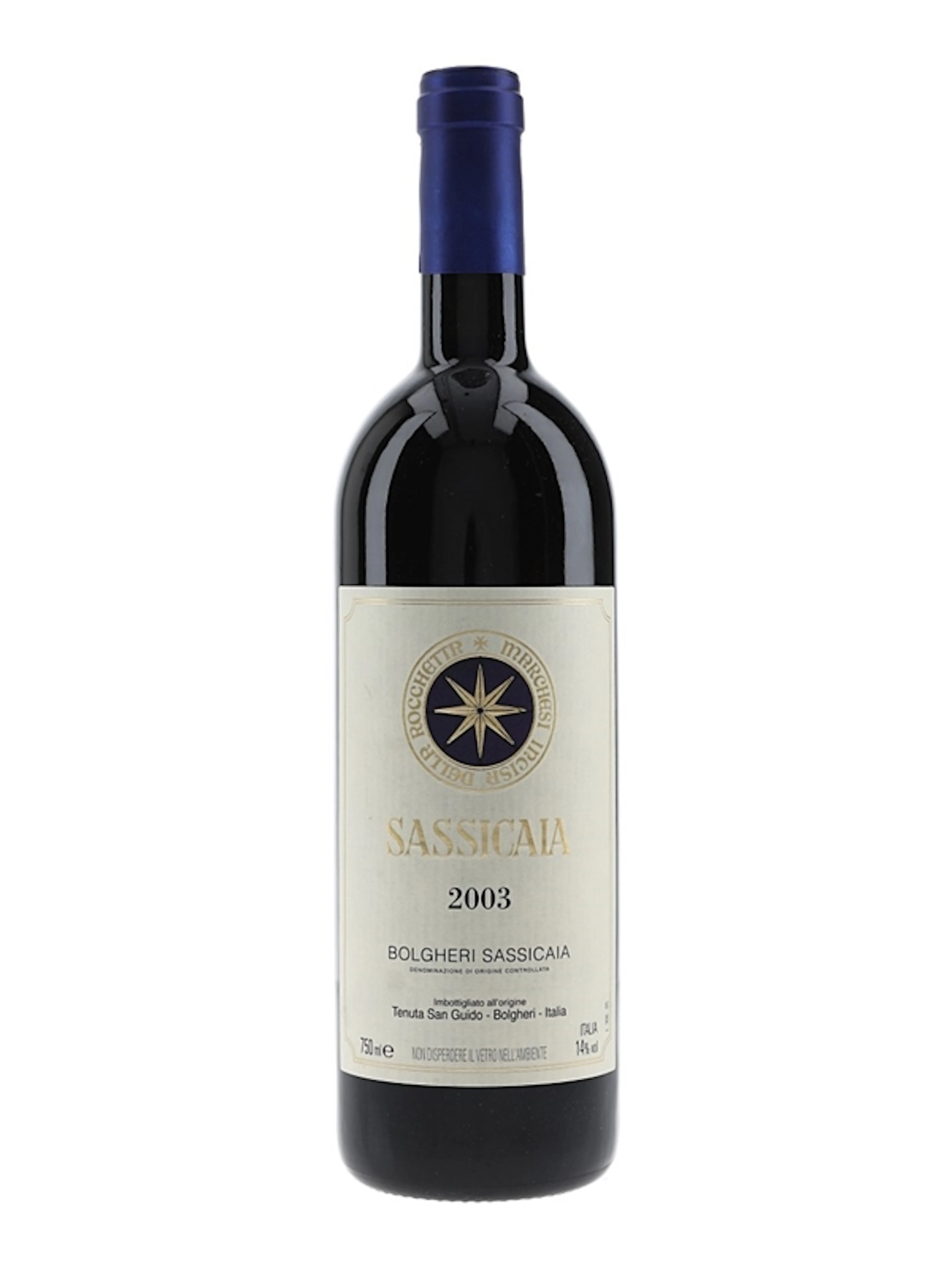 2003 Bolgheri Sassicaia Tenuta San Guido 75cl / 14%