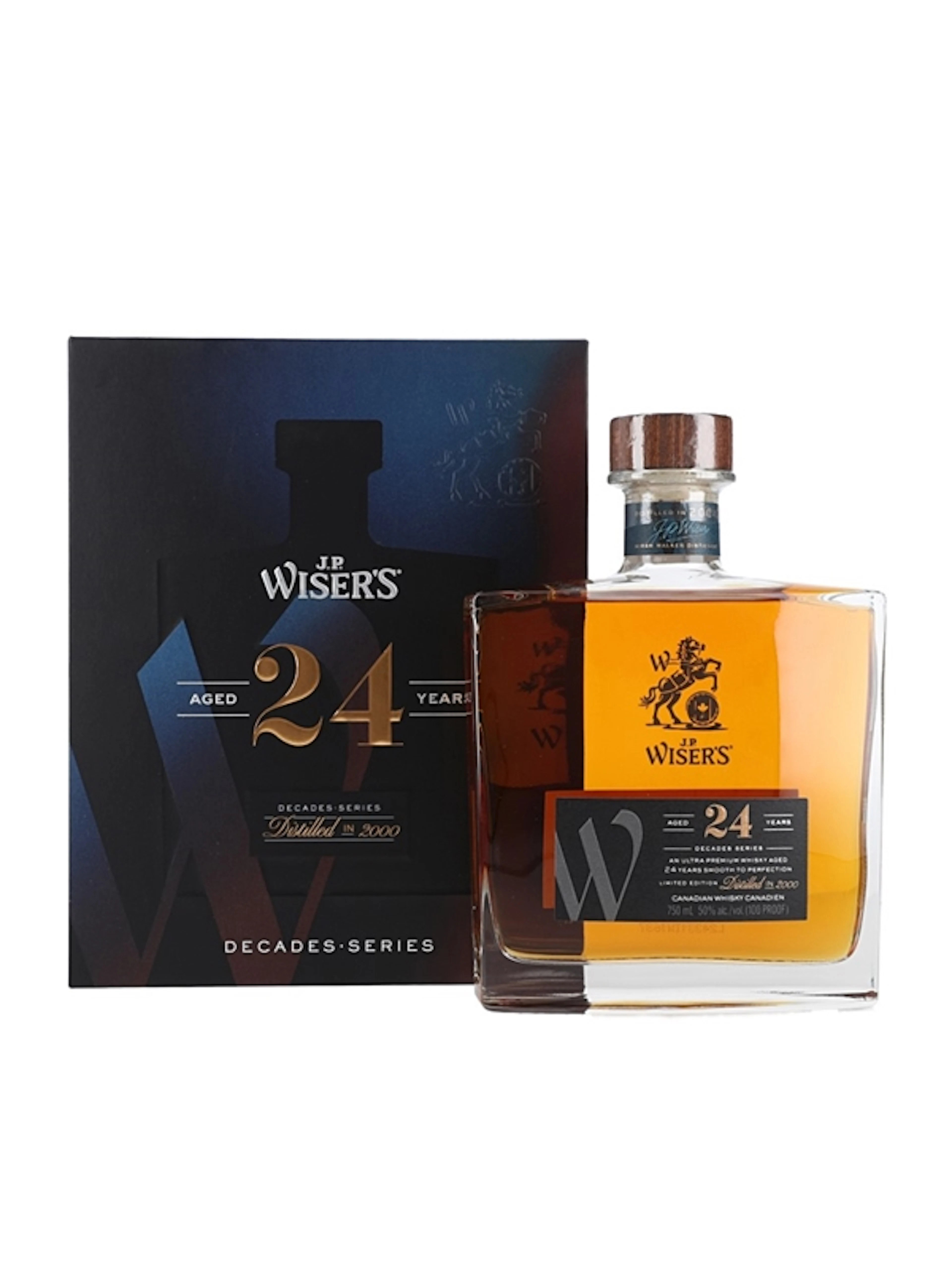 J.P. Wiser's 2000 24 Year Old Decades Series 75cl / 50%