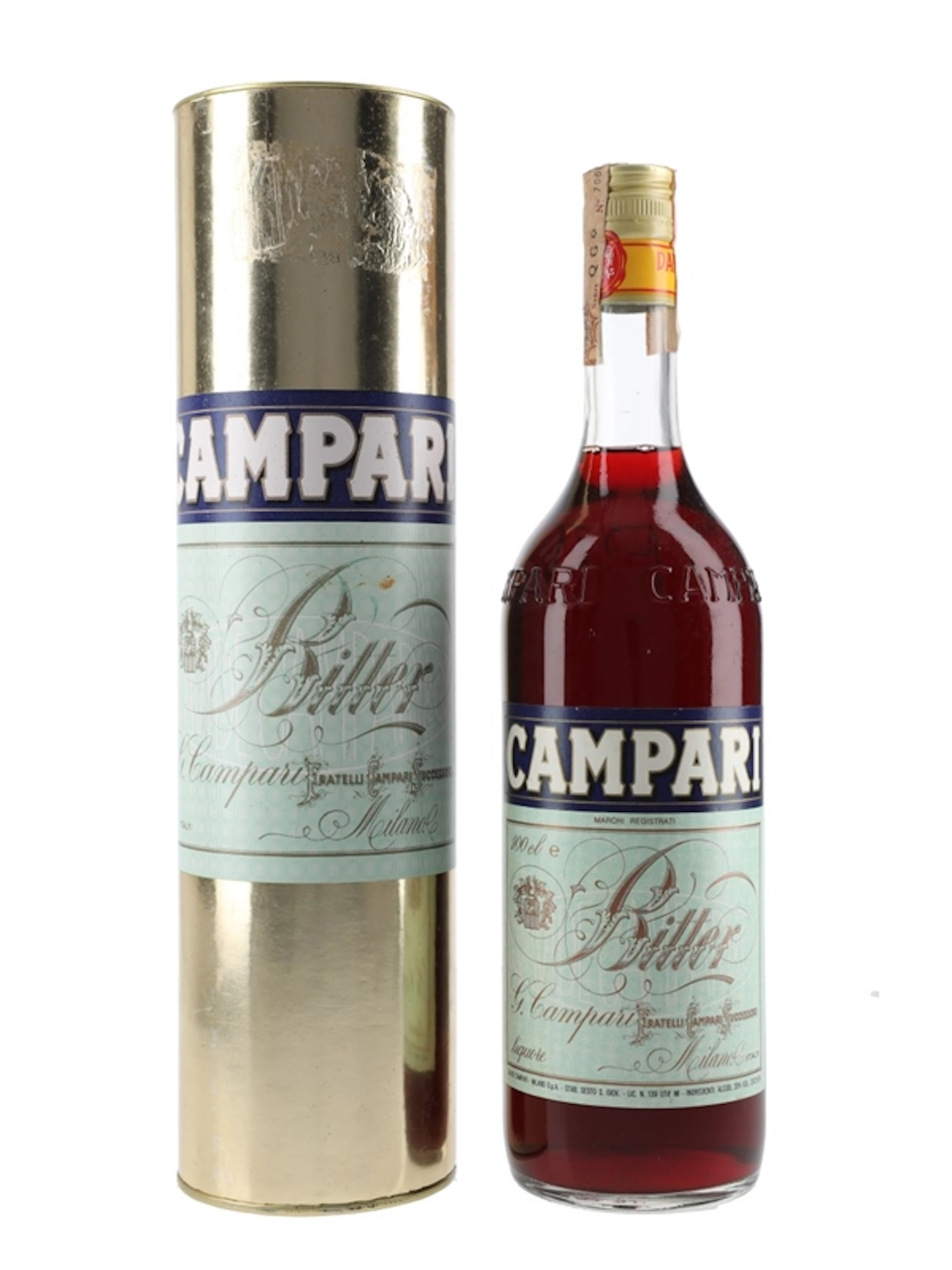 Campari Bitter Bottled 1970s 100cl / 25%