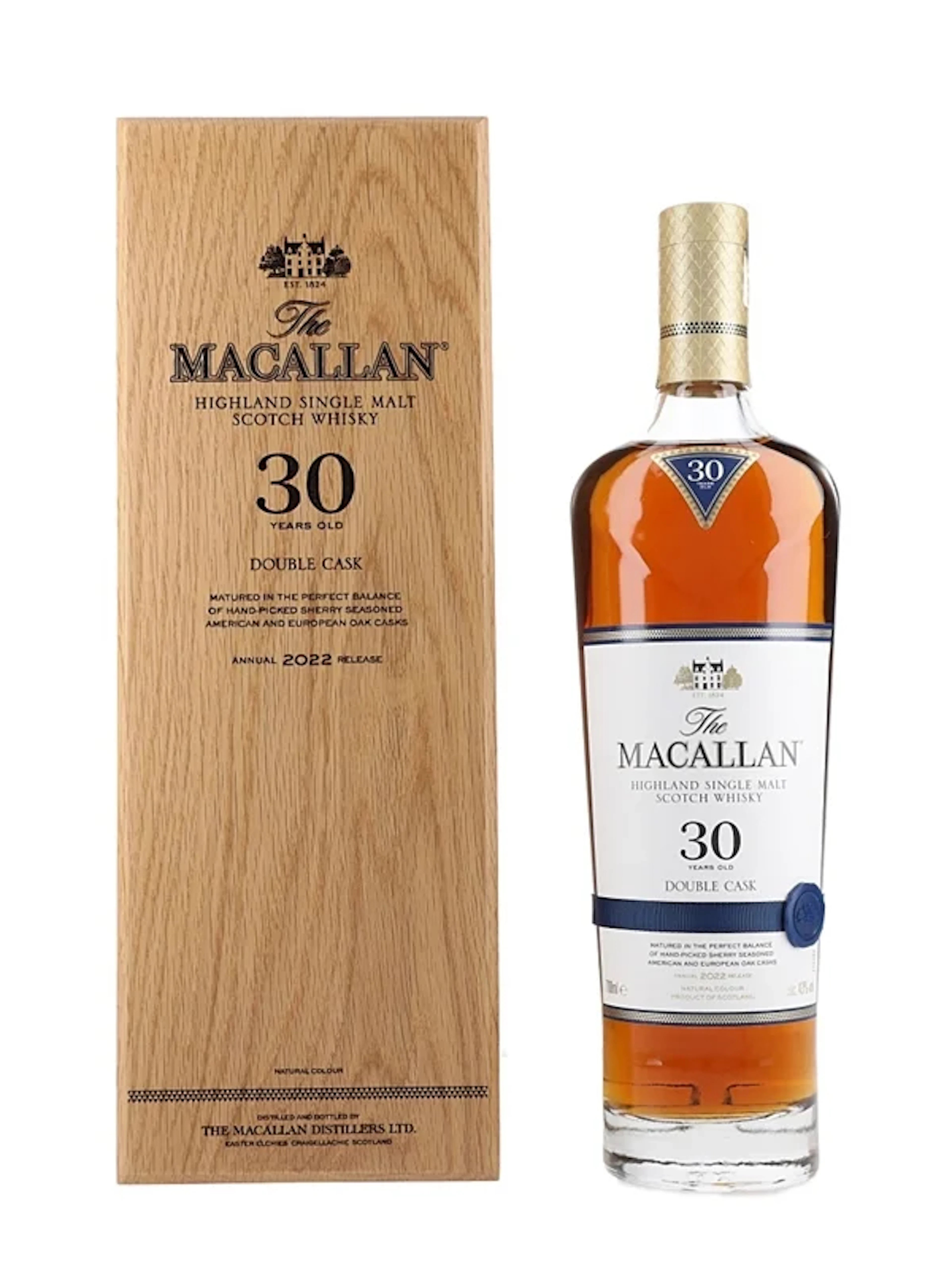 Macallan 30 Year Old Double Cask Annual 2022 Release 70cl / 43%
