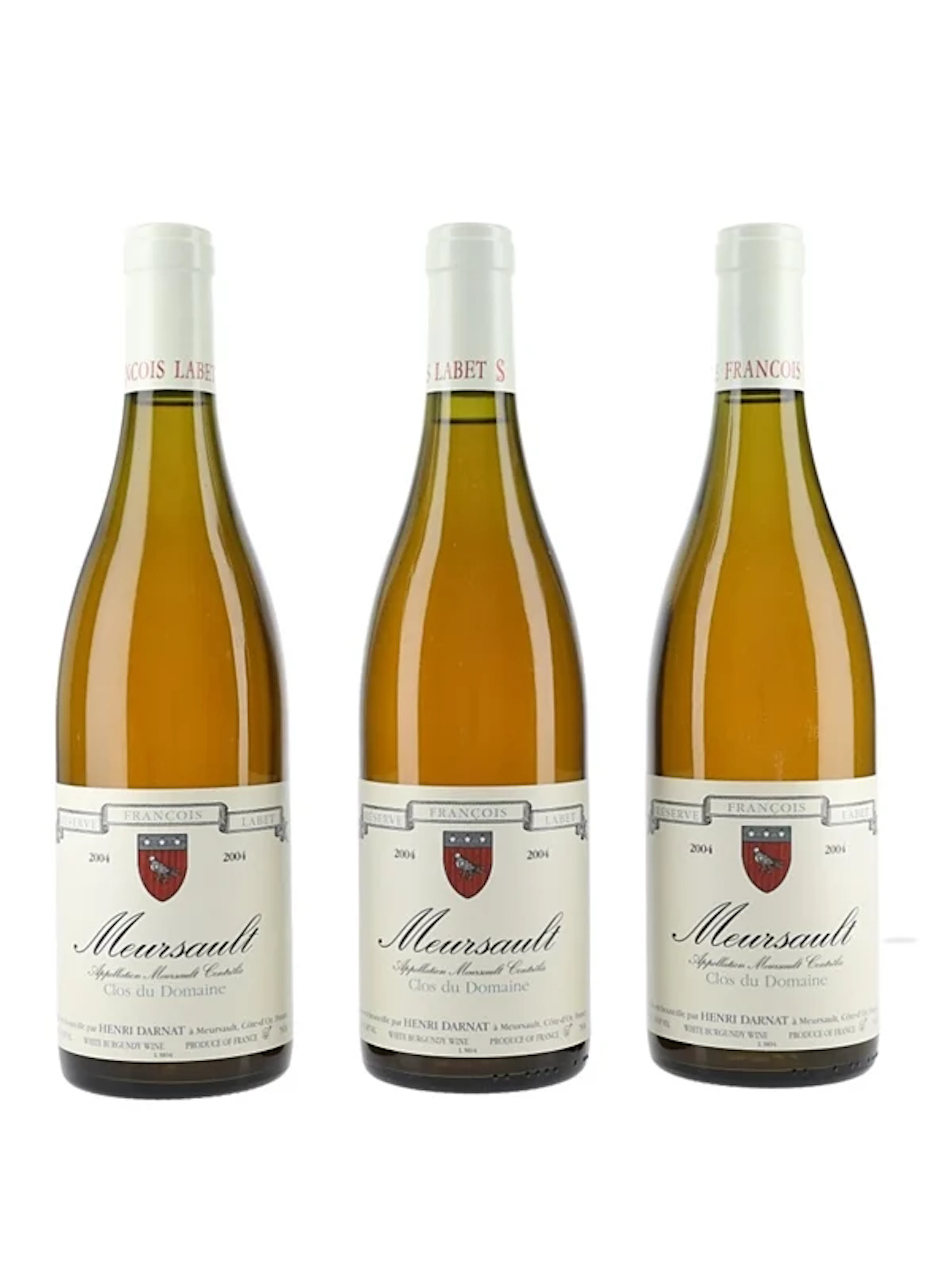 2004 Meursault Clos du Domaine Henri Darnat - Reserve Francois Labet