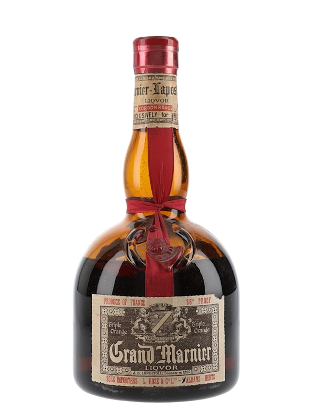 Grand Marnier Cordon Rouge Bottled 1950s-1960s 70cl / 40%