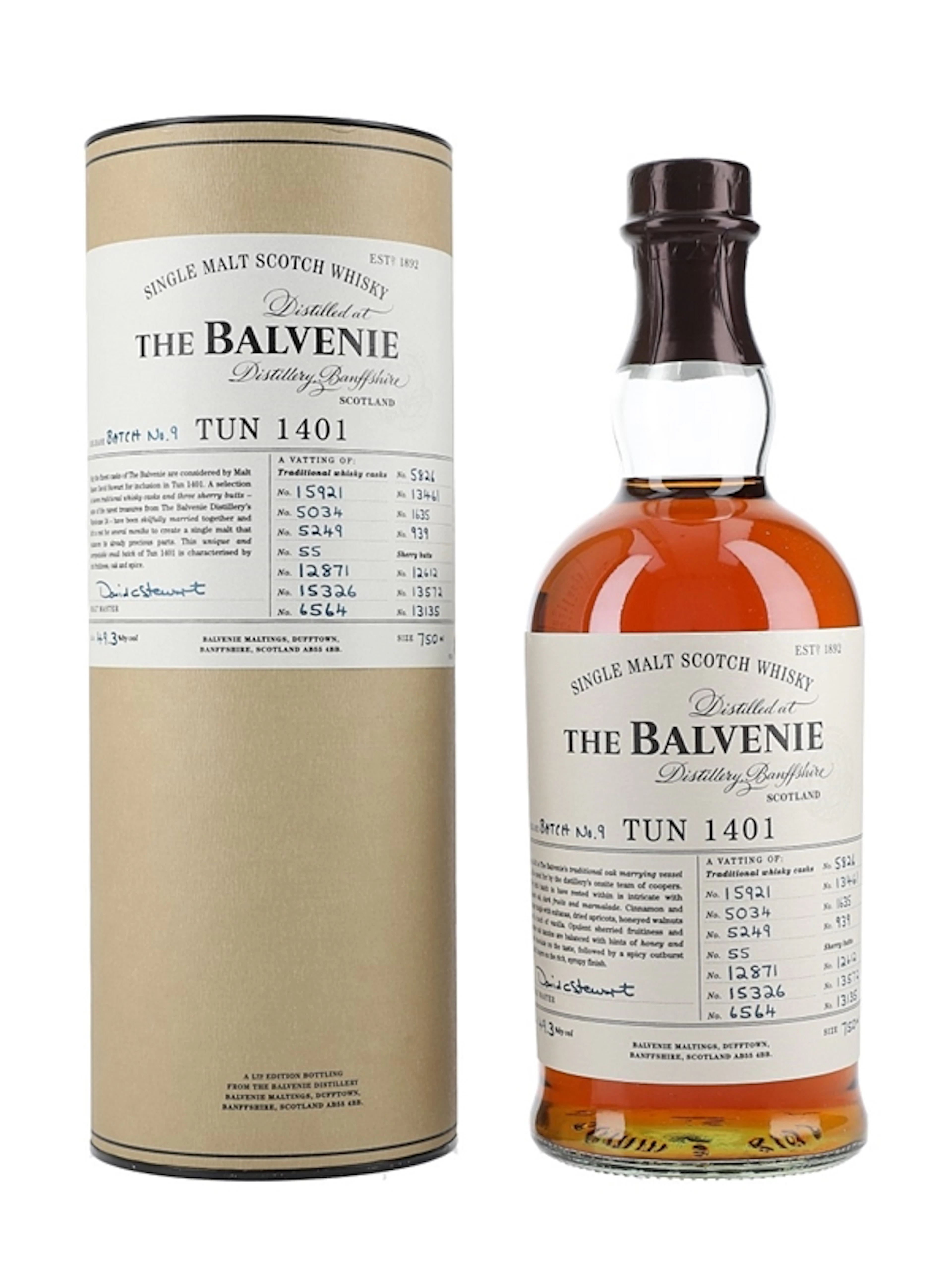 Balvenie Tun 1401 Batch 9 75cl / 49.3%
