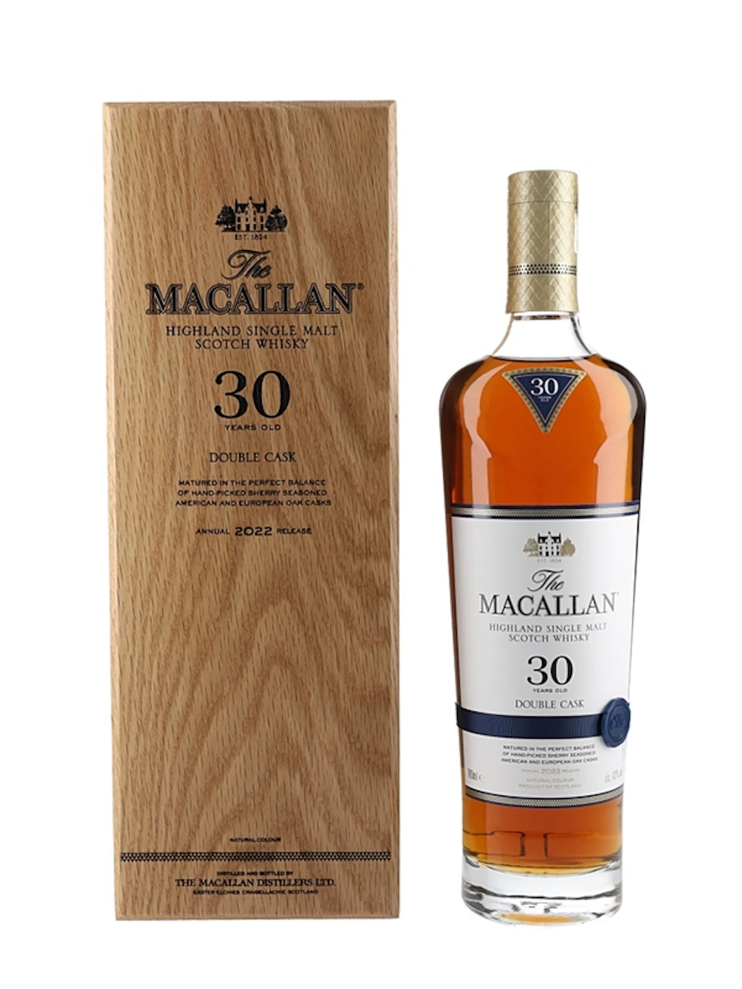 Macallan 30 Year Old Double Cask Annual 2022 Release 70cl / 43%