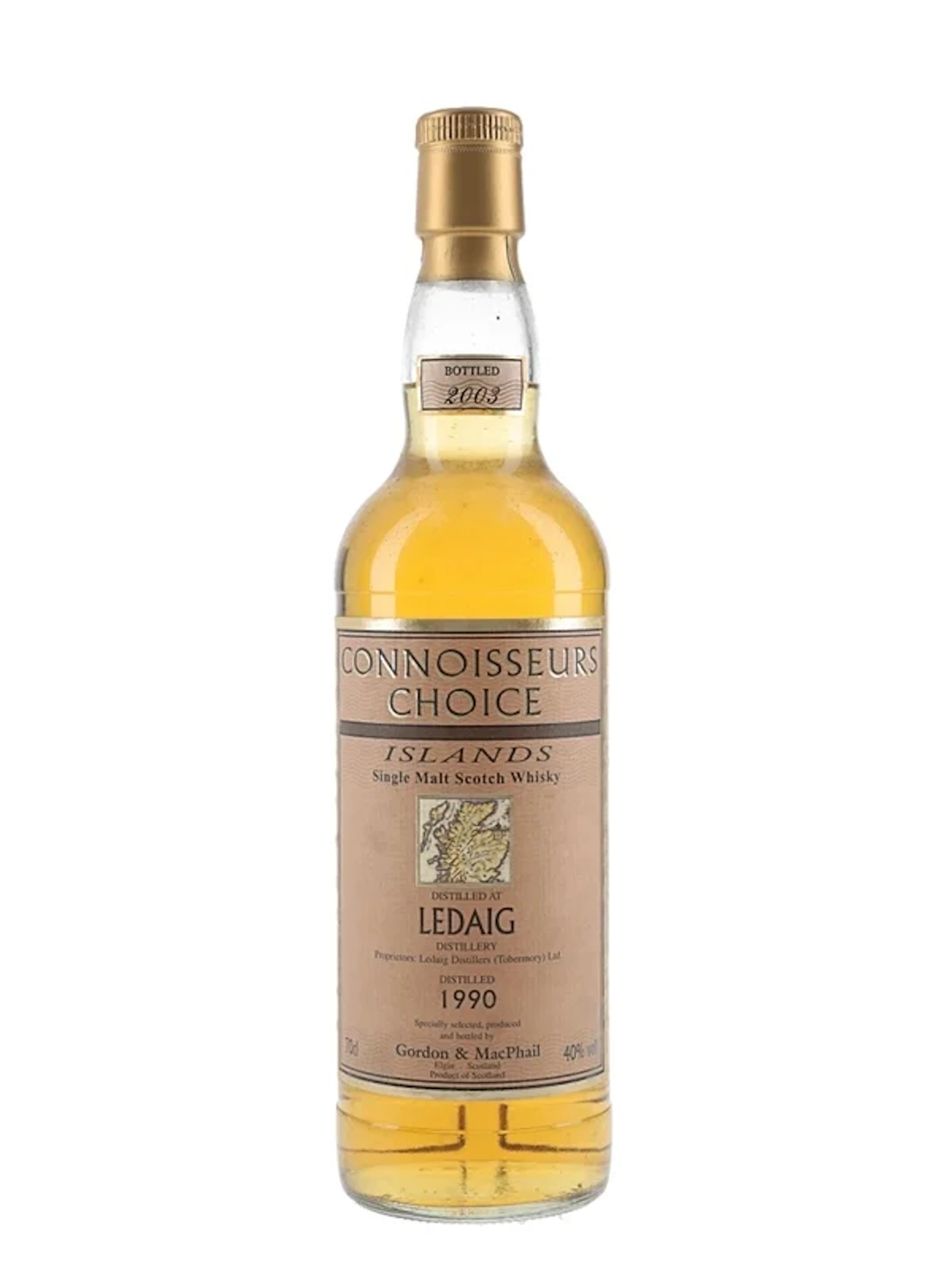Ledaig 1990 Connoisseurs Choice Bottled 2003 - Gordon & MacPhail 70cl / 40%