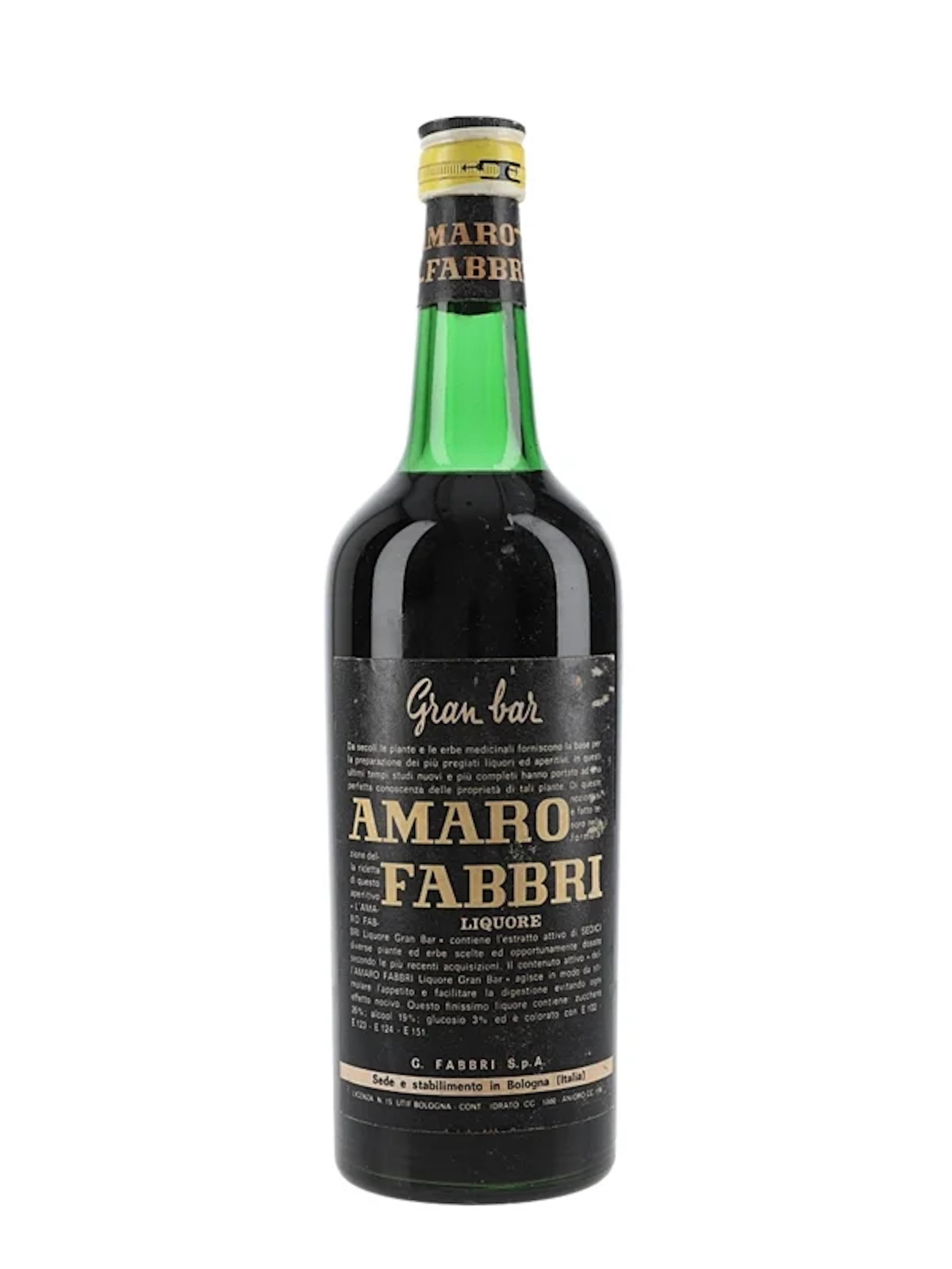 Amaro Fabbri Bottled 1950s 100cl / 34%