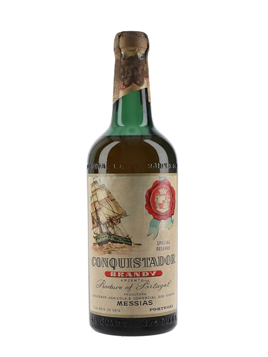 Conquistador Brandy Bottled 1960s - Bosca & Figli 75cl / 41%