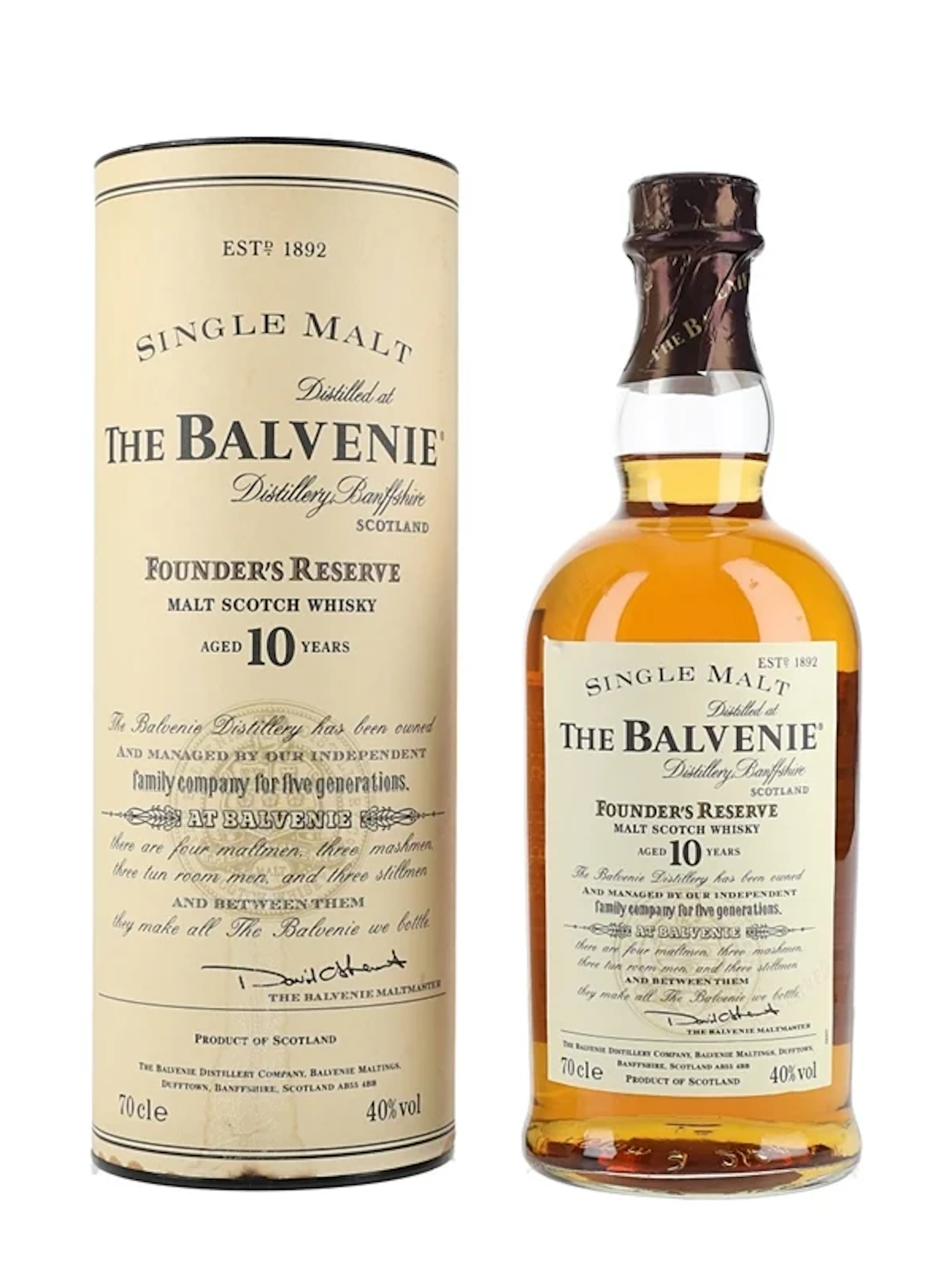 Balvenie 10 Year Old Founder's Reserve 70cl / 40%