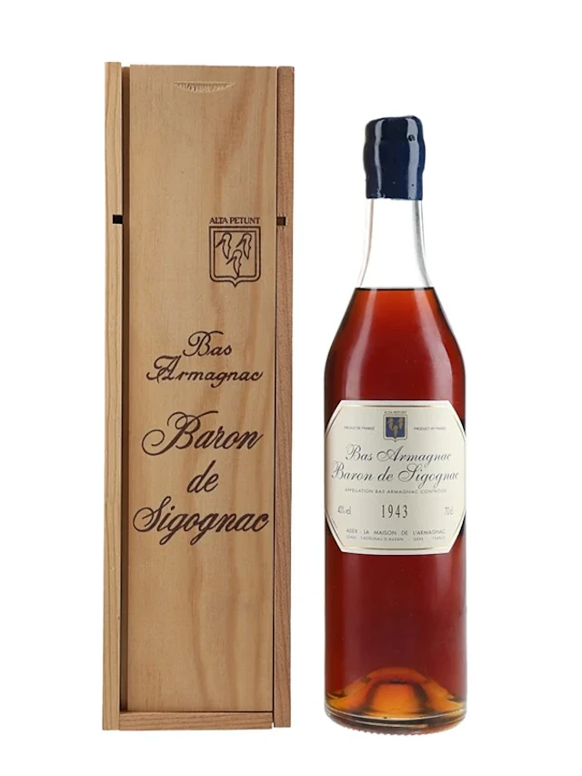 Baron De Sigognac 1943 Armagnac Bottled 2003 70cl / 40%
