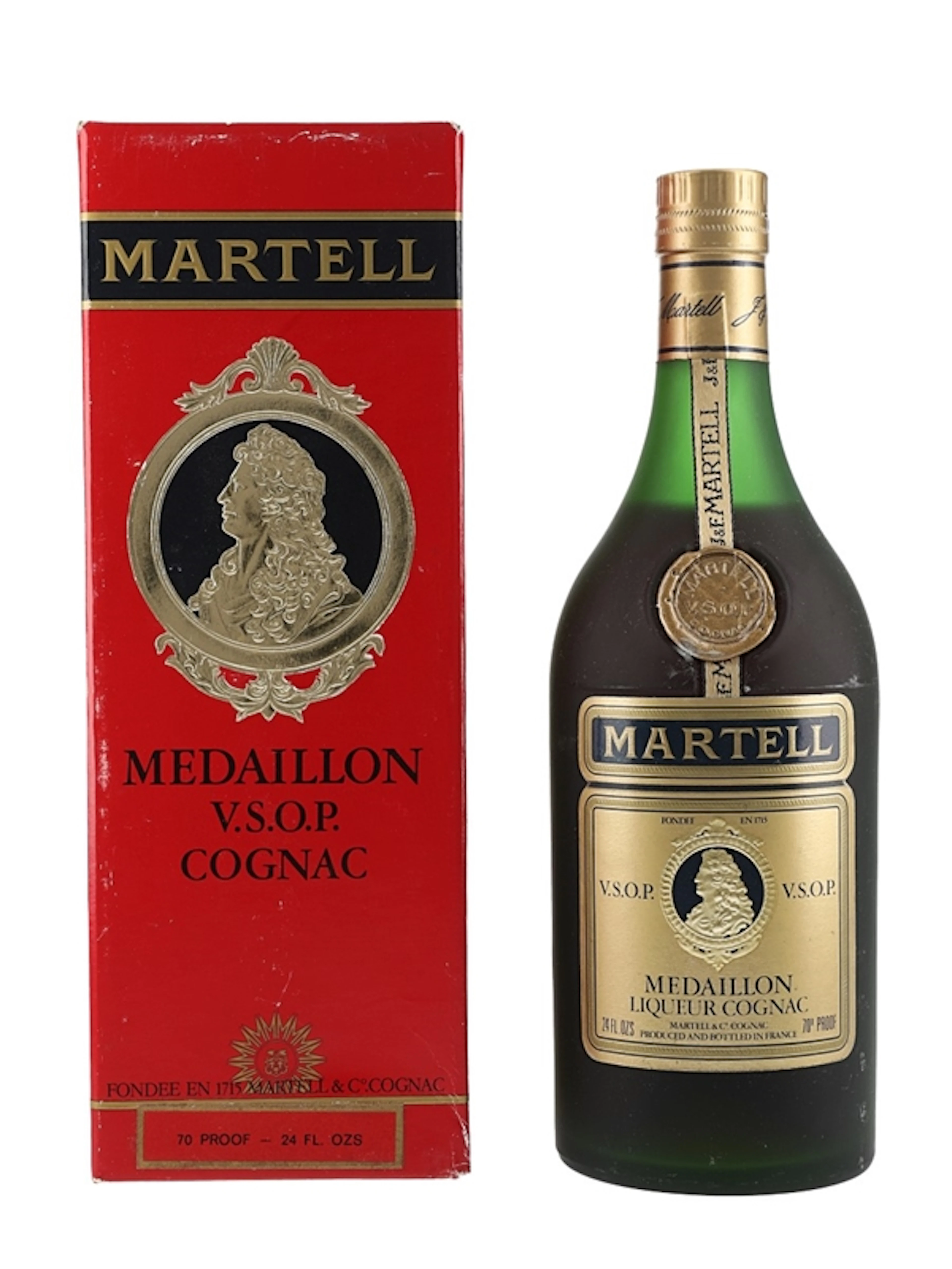 Martell Medallion VSOP Cognac Bottled 1970s
