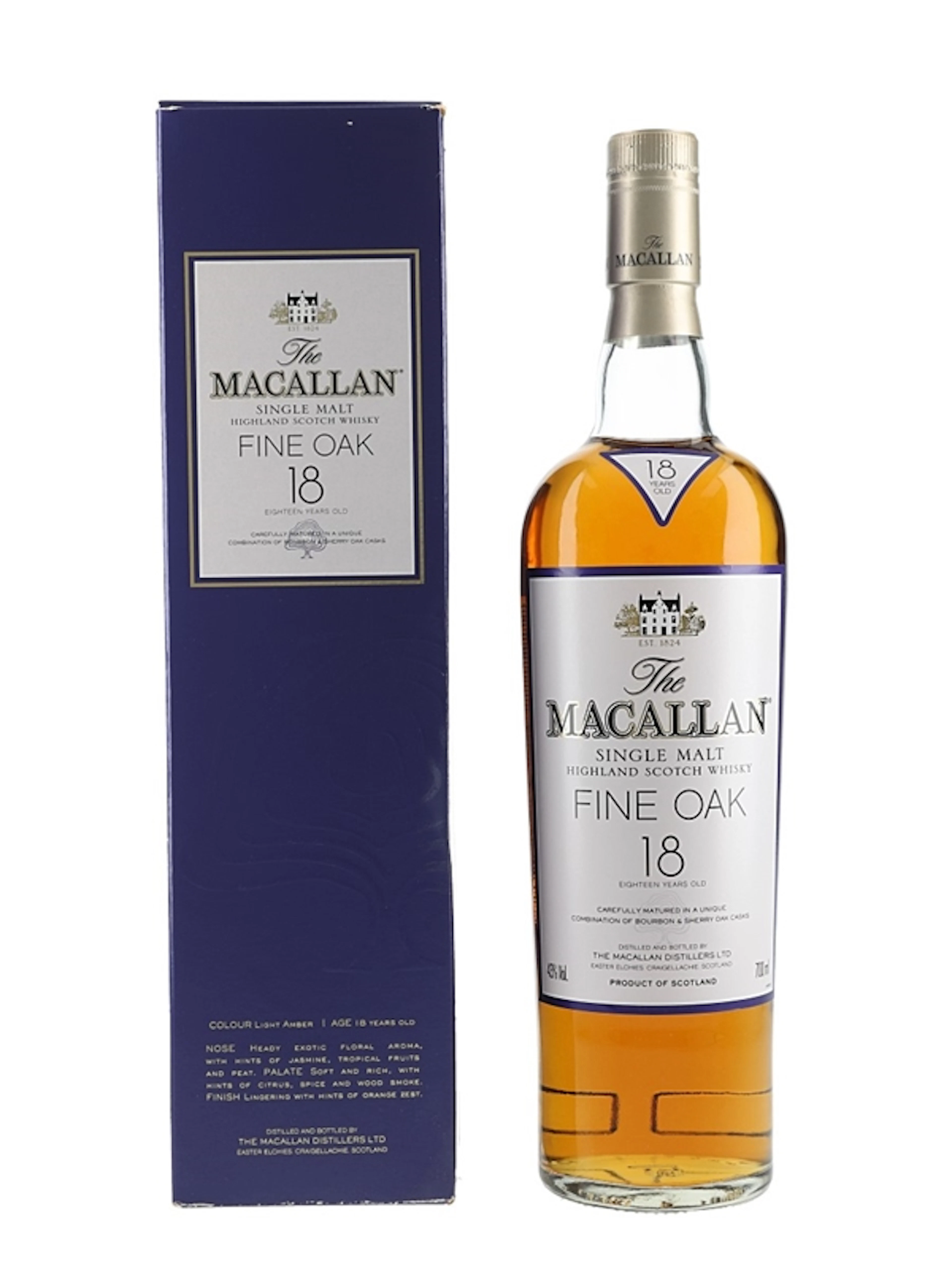 Macallan 18 Year Old Fine Oak 70cl / 43%