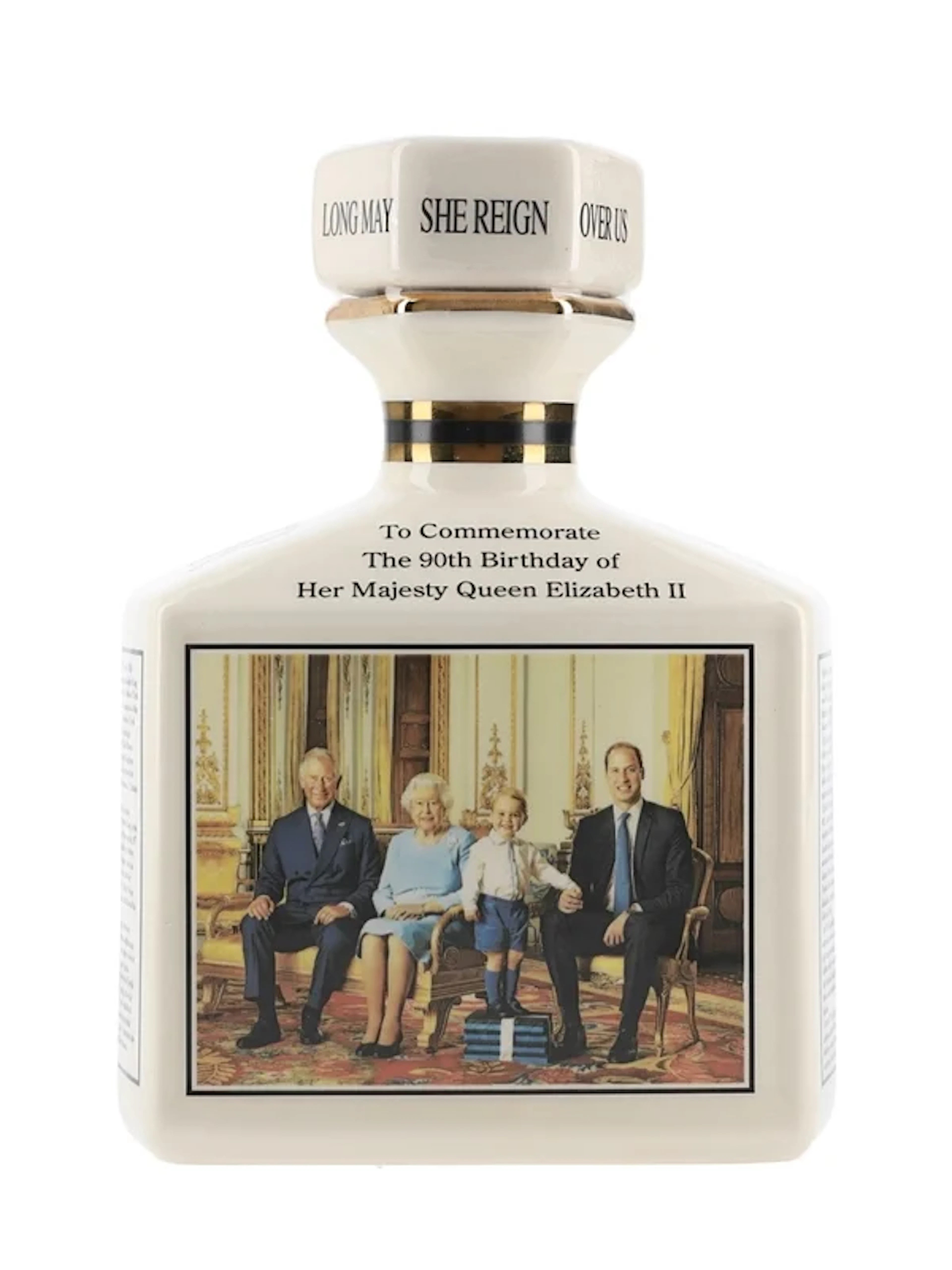 Ben Nevis 10 Year Old Pointers Ceramic Decanters - 90th Birthday Of