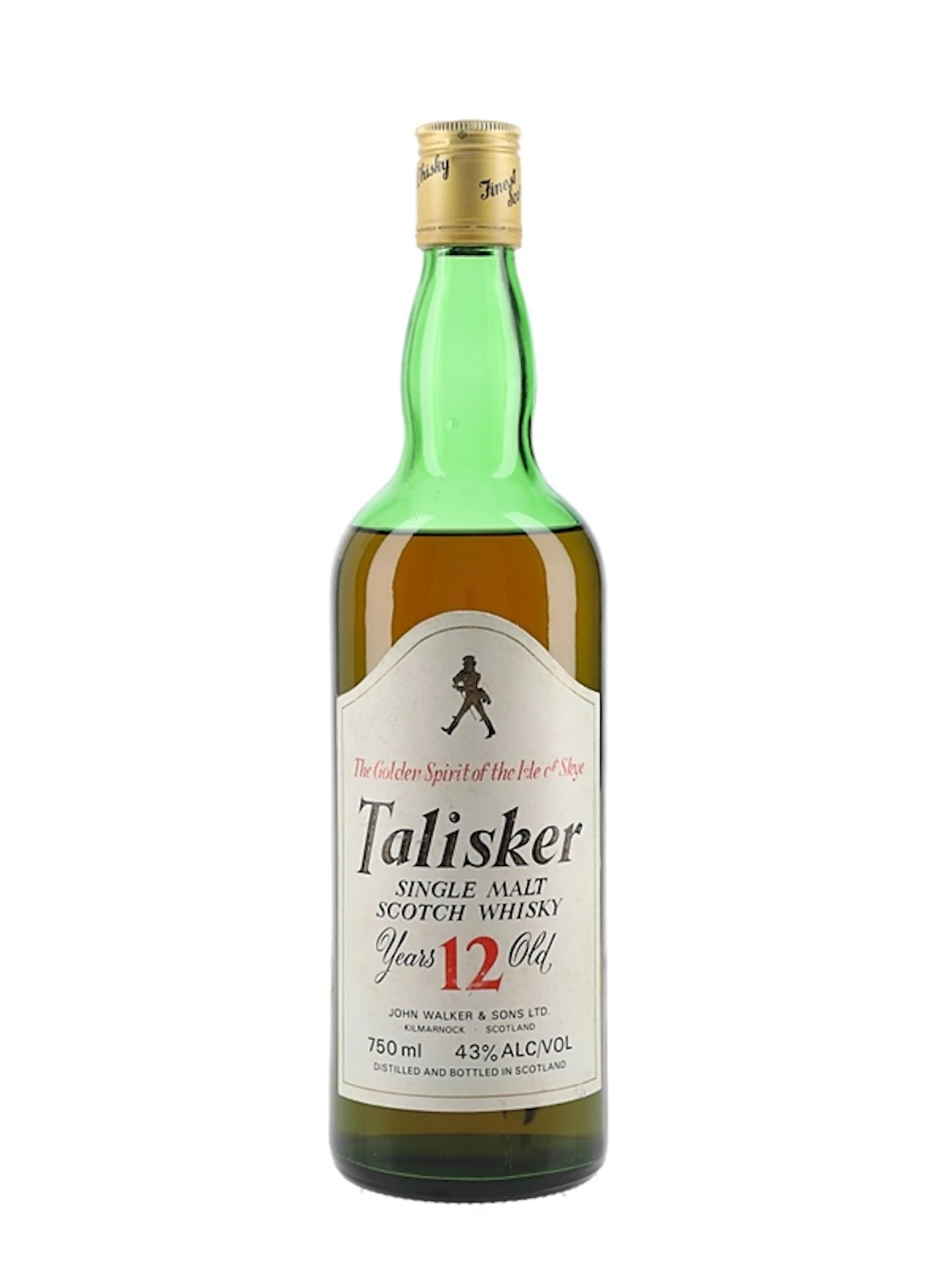 Talisker 12 Year Old Bottled 1980s - John Walker & Sons 75cl / 43%