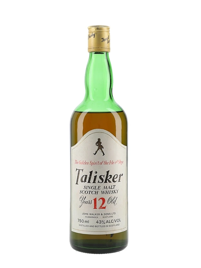 Talisker 12 Year Old Bottled 1980s - John Walker & Sons 75cl / 43%