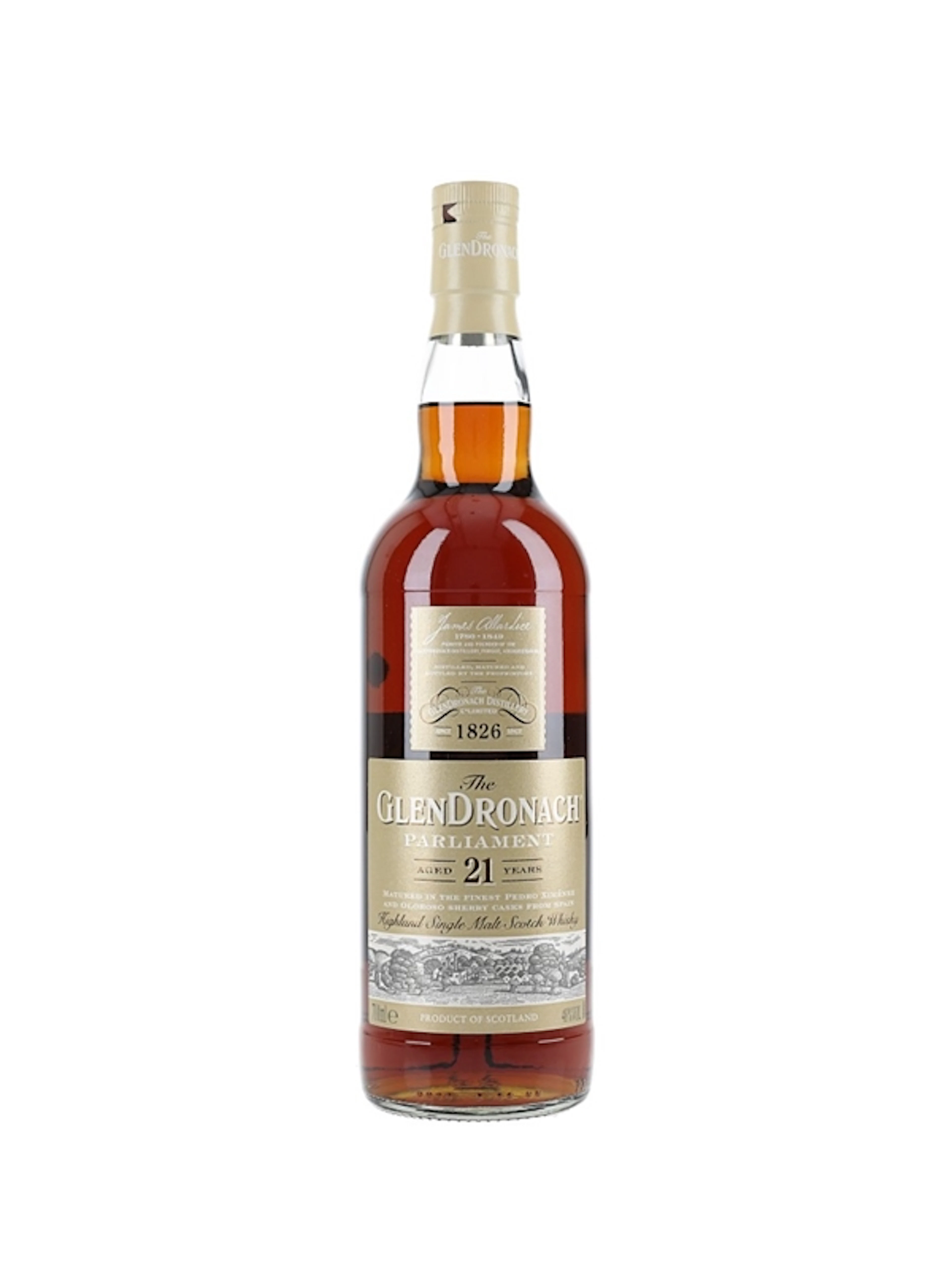 Glendronach 21 Year Old Parliament Bottled 2020 70cl / 48%