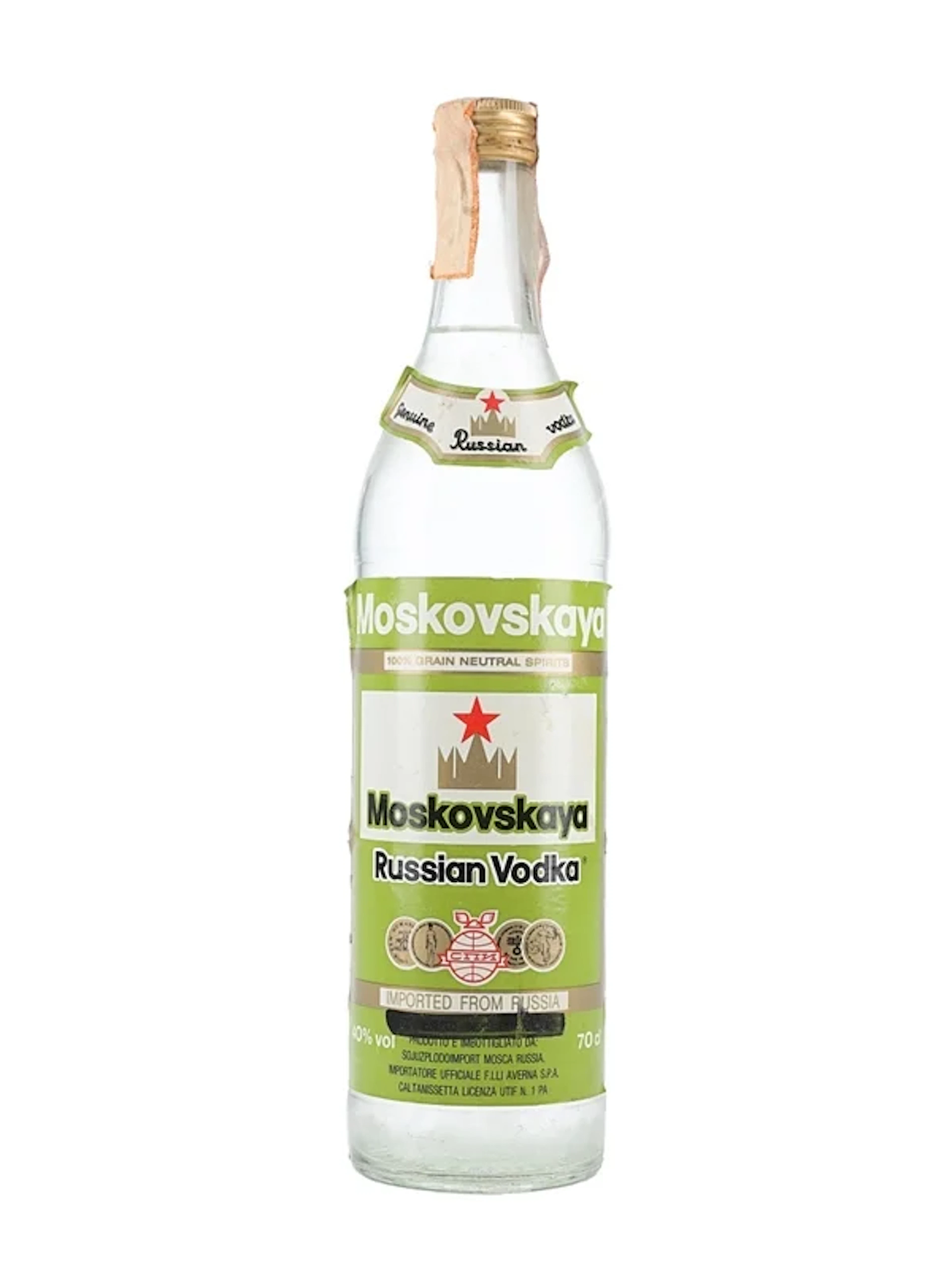 Moskovskaya Russian Vodka Bottled 1990s 70cl / 40%