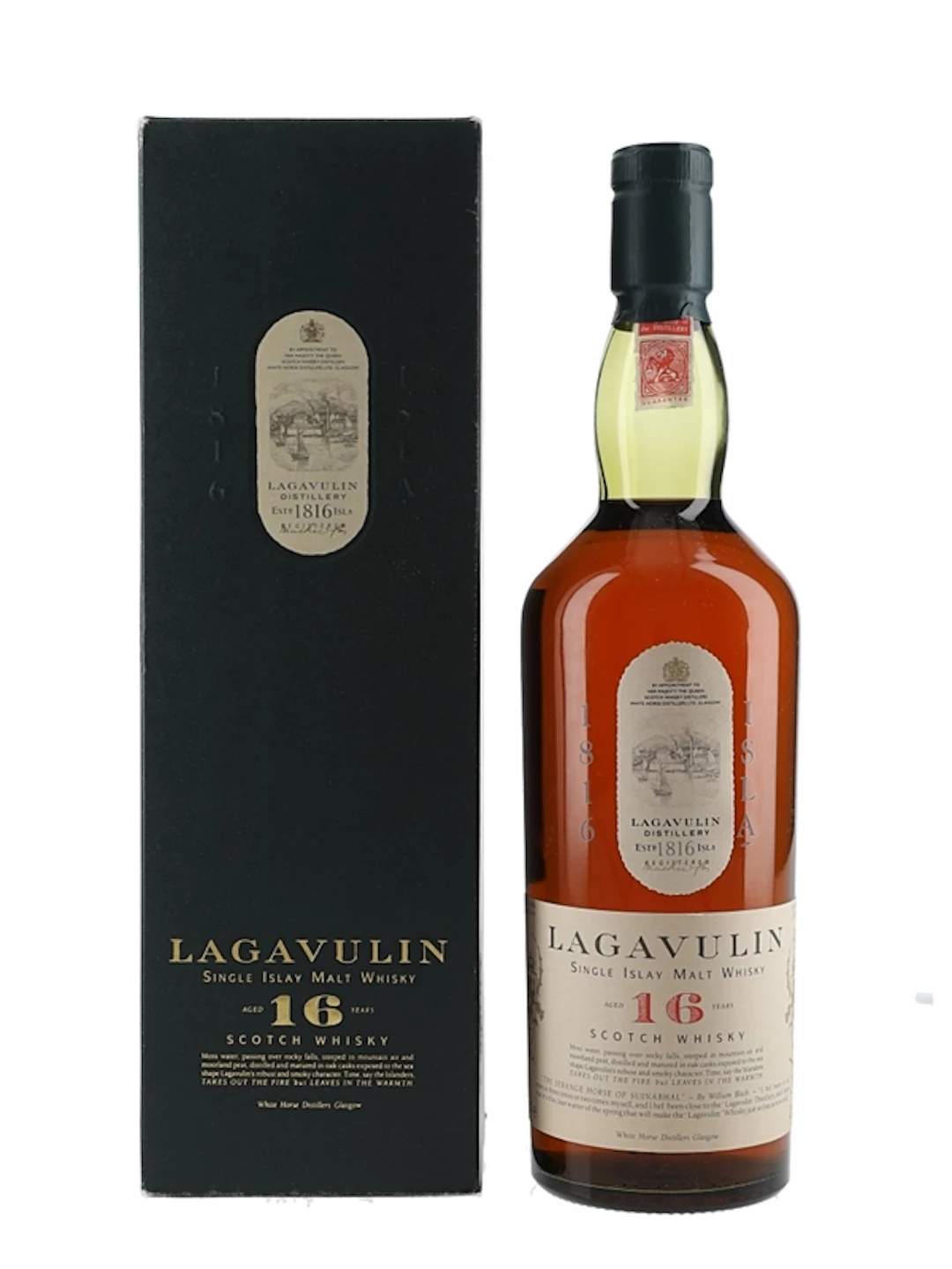 Lagavulin 16 Year Old Bottled 1980s - White Horse Distillers 75cl / 43%