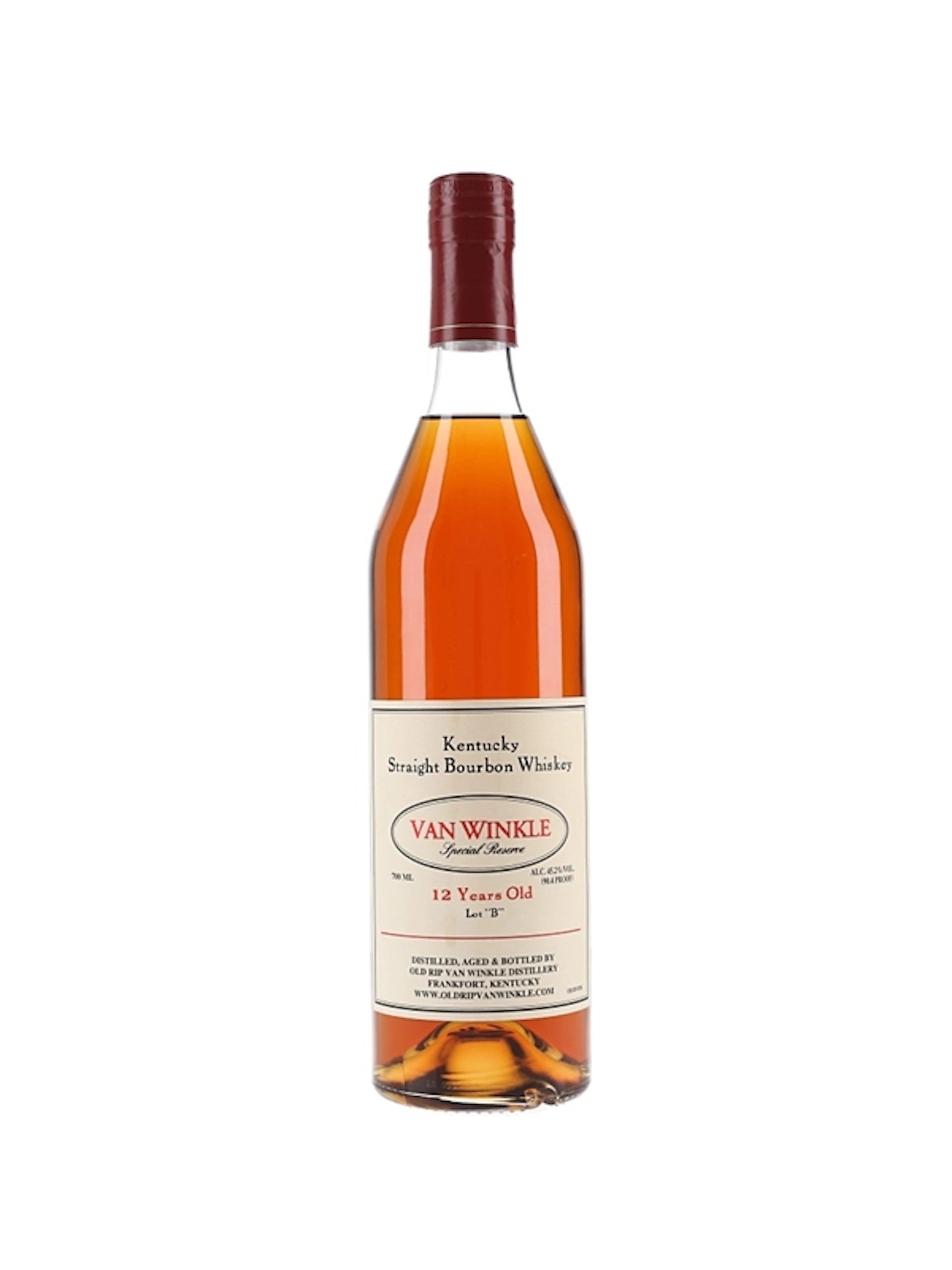 Van Winkle 12 Year Old Lot 'B' Bottled 2025 75cl / 45.2%
