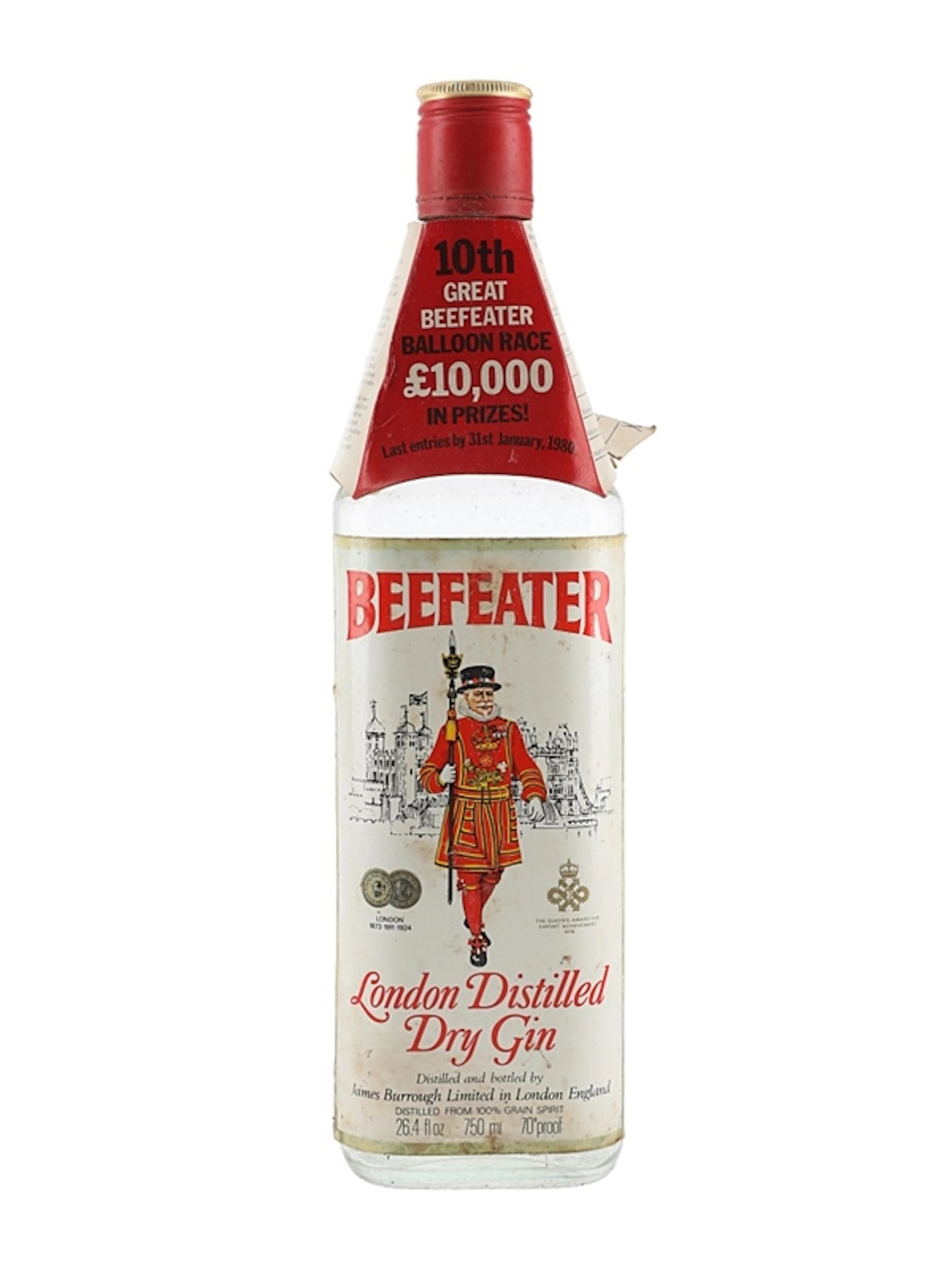 Beefeater London Distilled Dry Gi Bottled 1970s 75cl / 40%