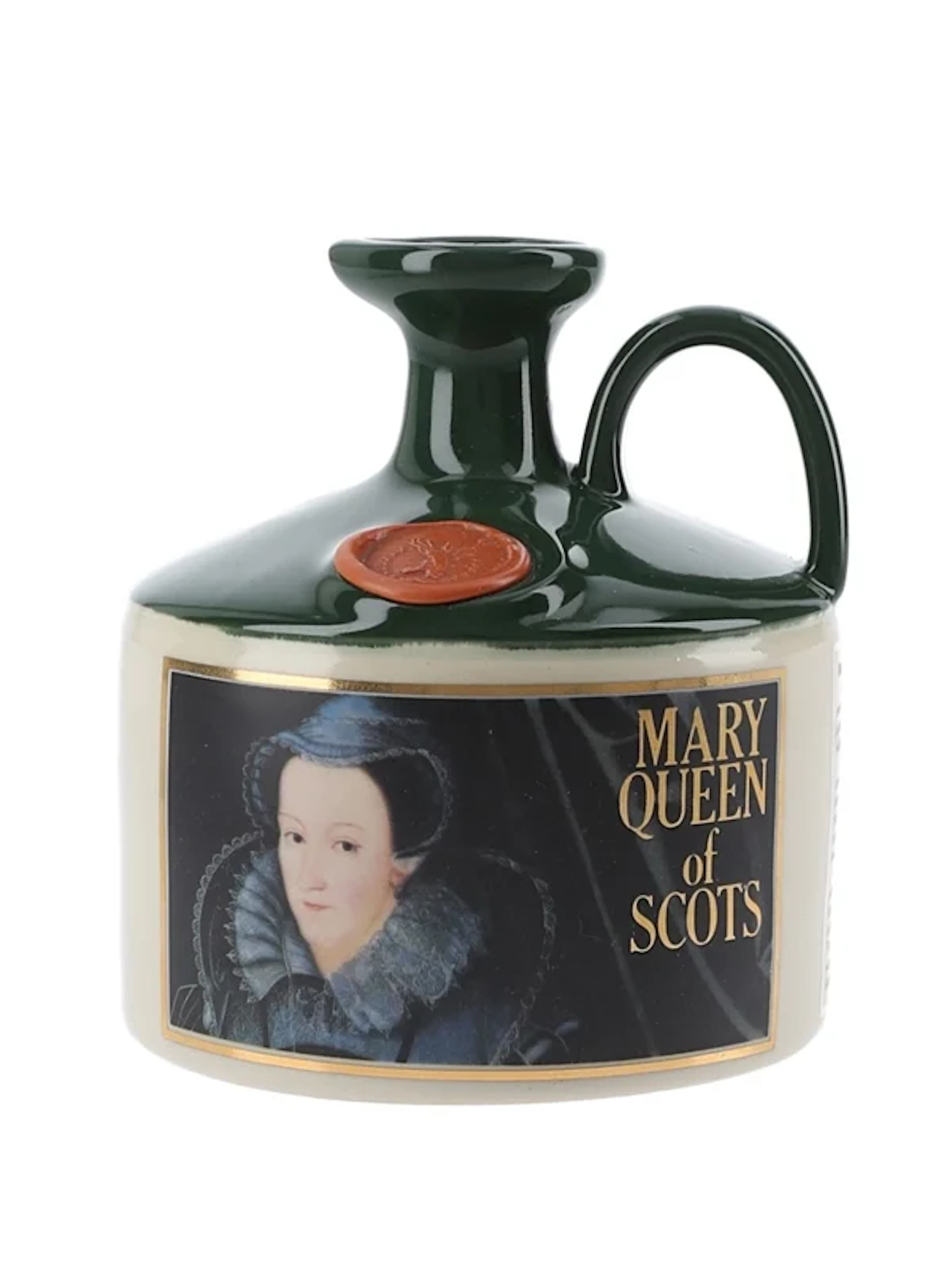 Glenfiddich Scottish Royalty Ceramic Jug Bottled 1980s - Mary Queen