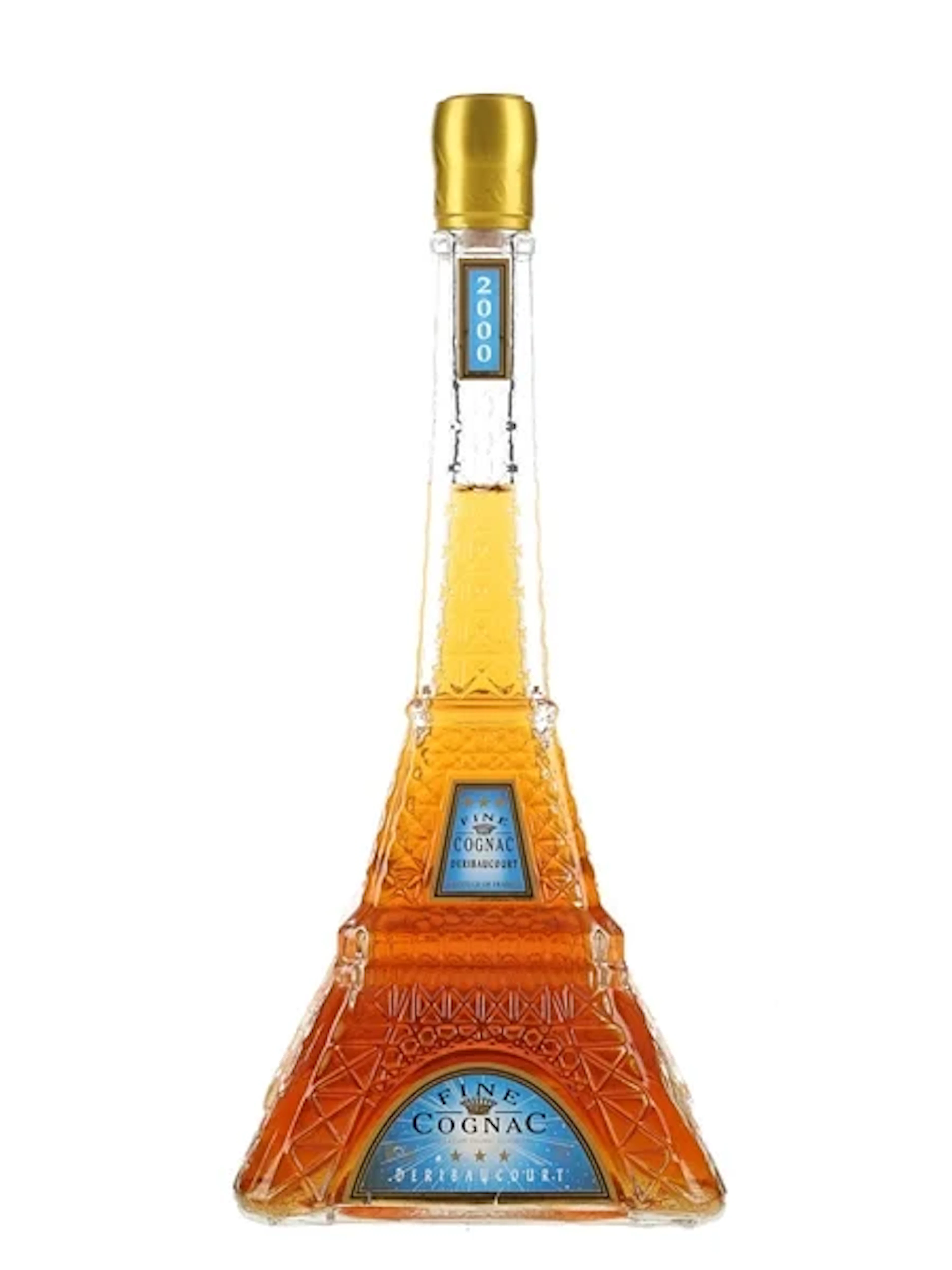Deribaucourt 3 Star Cognac 2000 Eiffel Tower Bottle 70cl / 40%