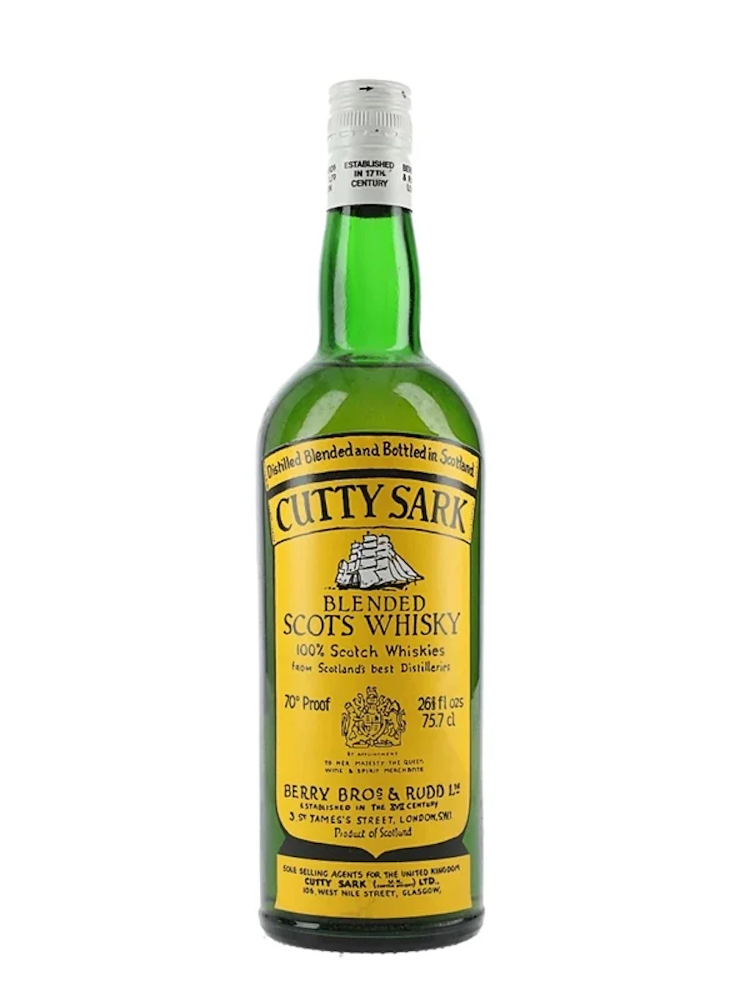 Cutty Sark Bottled 1970s 75.7cl / 40%