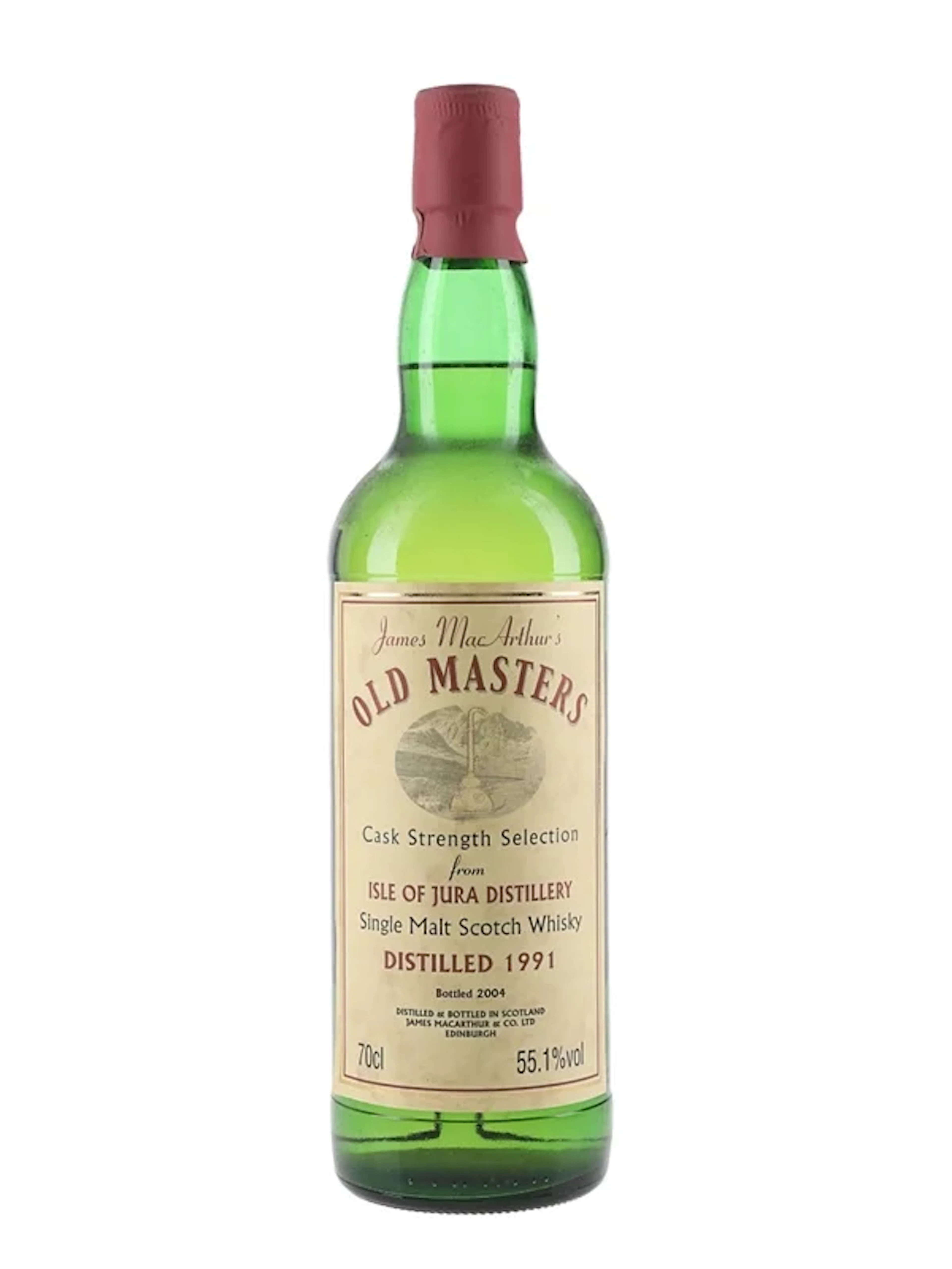 Isle Of Jura 1991 Bottled 2004 - Old Masters 70cl / 55.1%