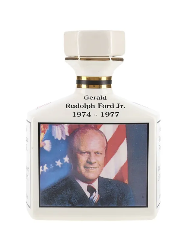 Jack Daniel's Ceramic Decanter Gerald Rudolph Ford Jr. 1974- 1977 70cl ...