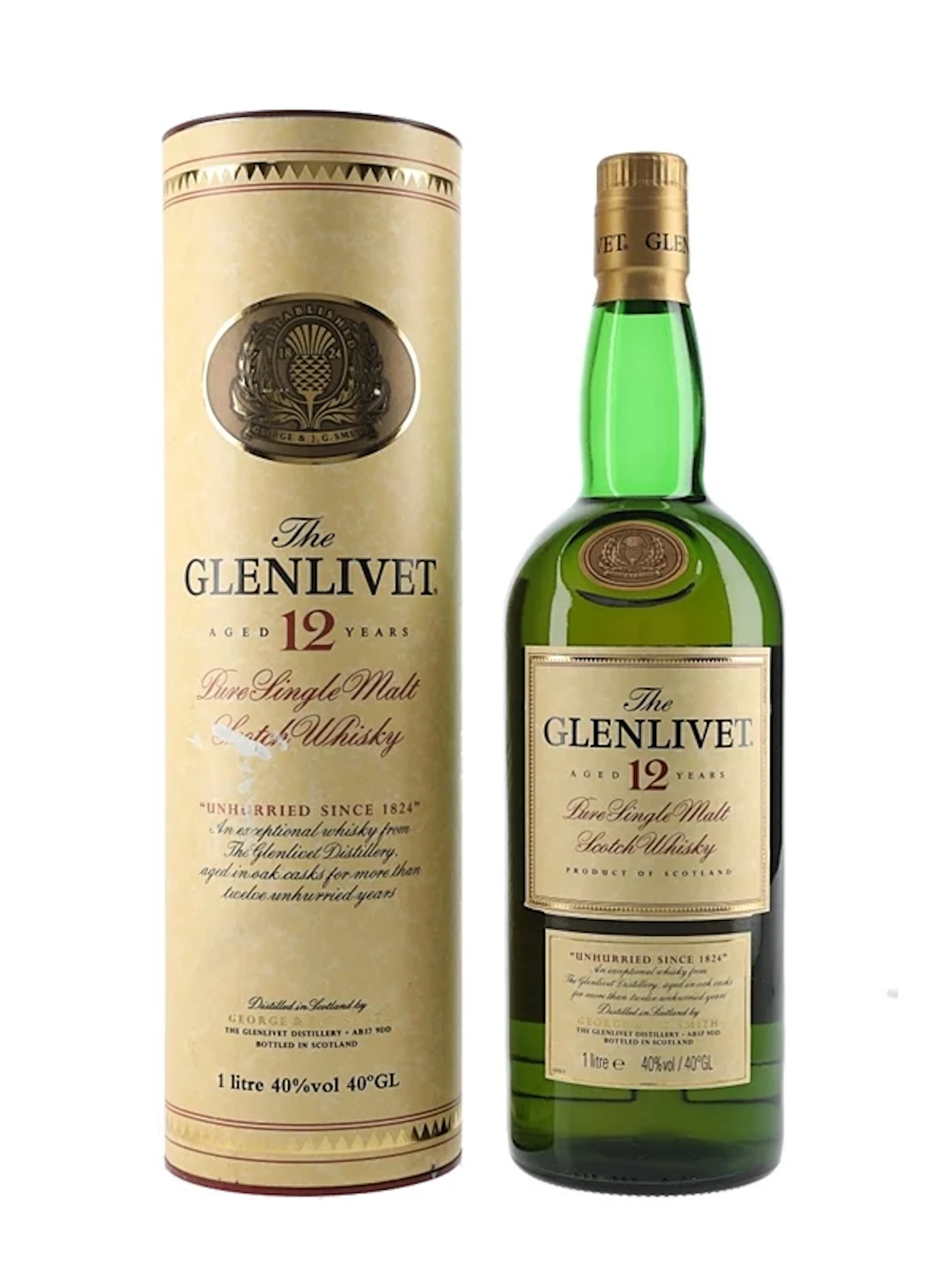 Glenlivet 12 Year Old Bottled 1990s 100cl / 40%