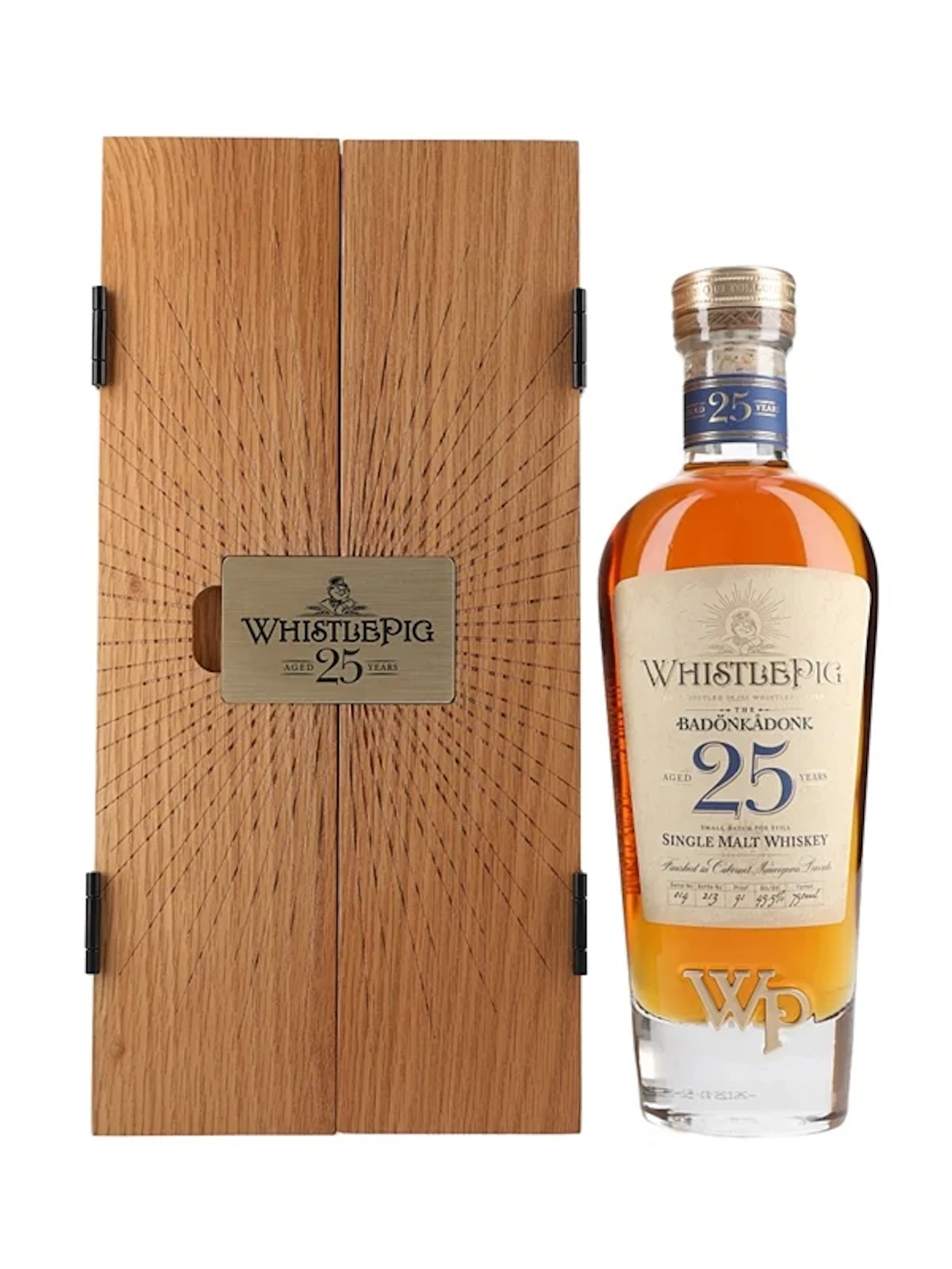 Whistlepig 25 Year Old Single Malt Whiskey The Badonkadonk 75cl / 45.5%