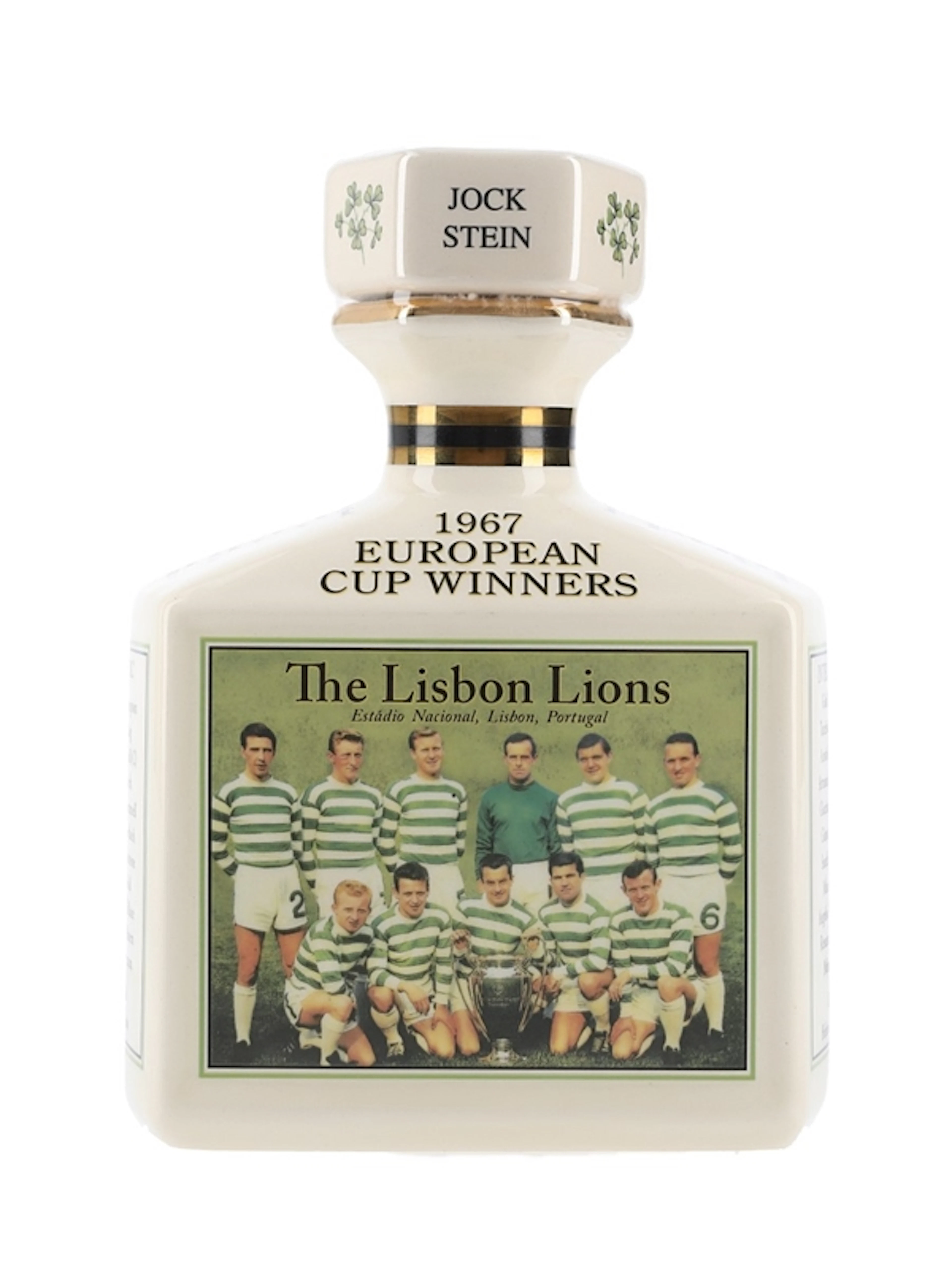 Pointer's Ceramic Decanter The Lisbon Lions - Celtic 1967 European