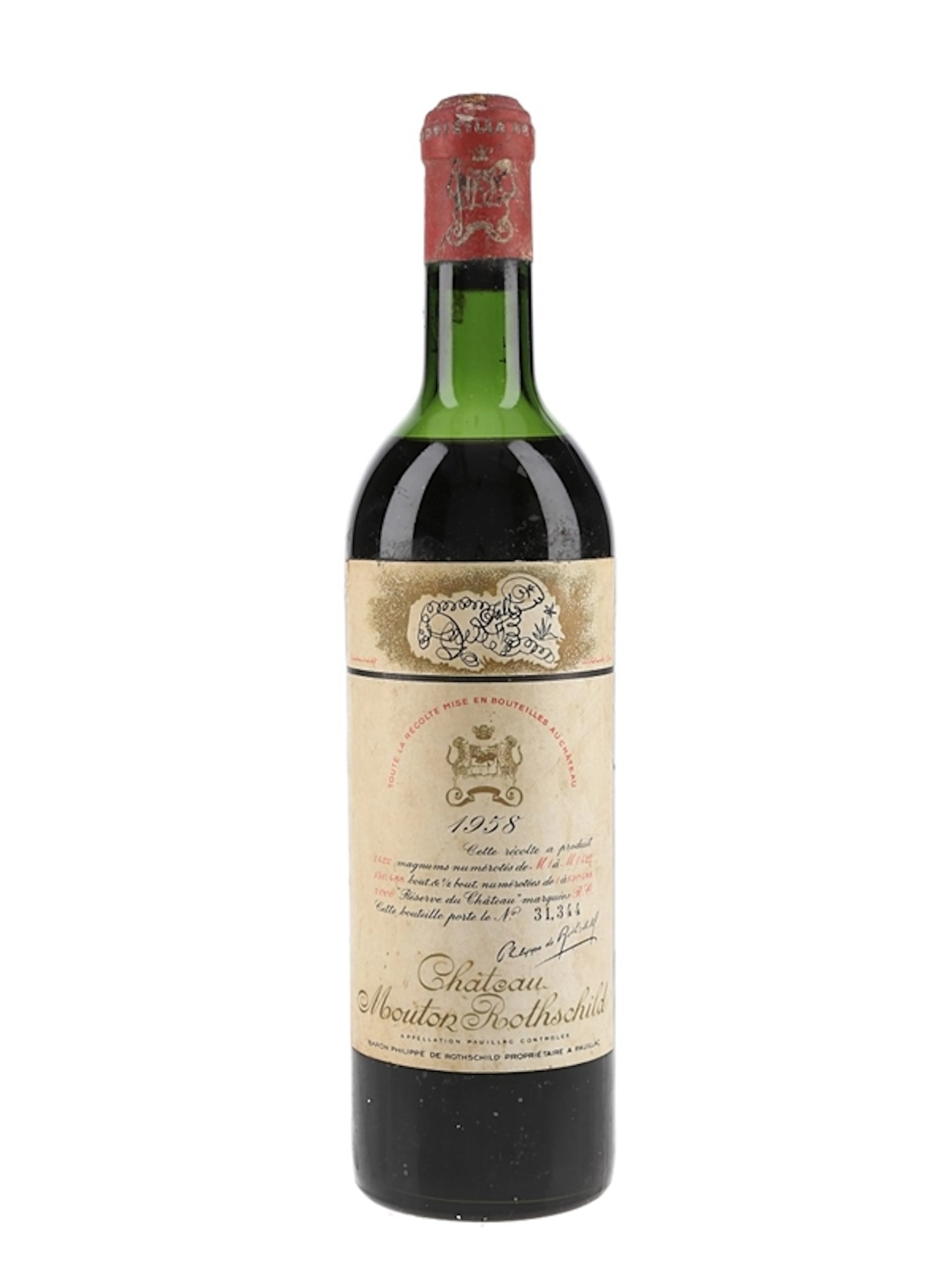 1958 Chateau Mouton Rothschild Premier Grand Cru Classe 75cl