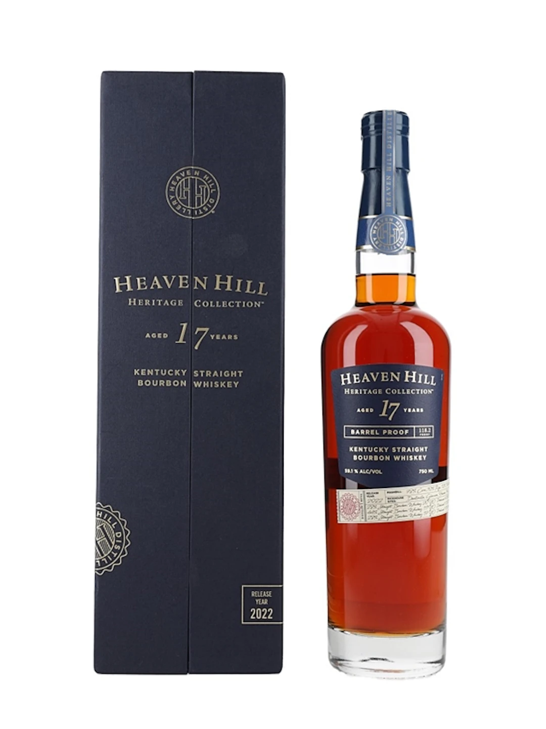 Heaven Hill 17 Year Old Bottled 2022 - Heritage Collectio 75cl / 59.1%