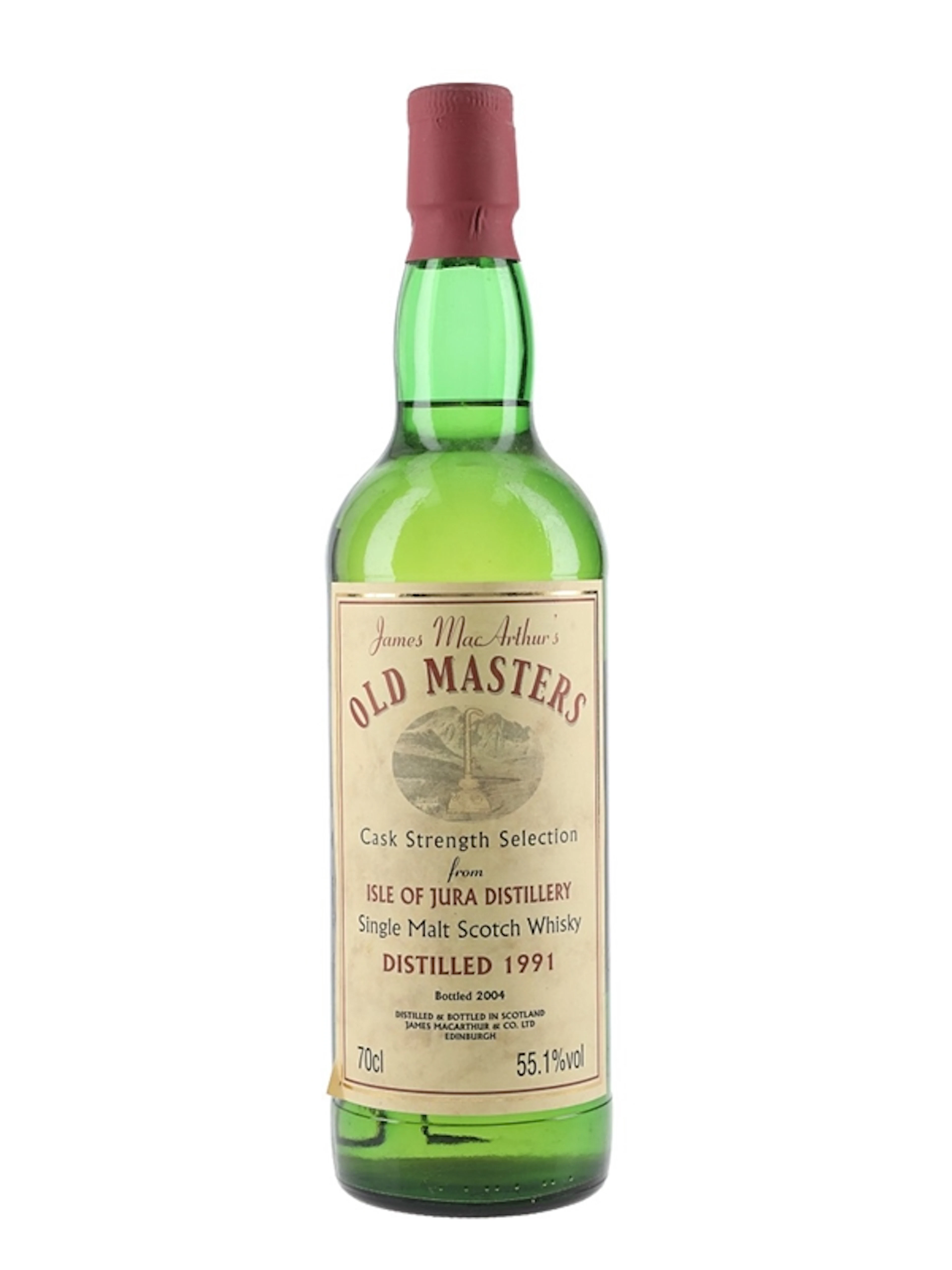 Isle Of Jura 1991 Bottled 2004 - Old Masters 70cl / 55.1%