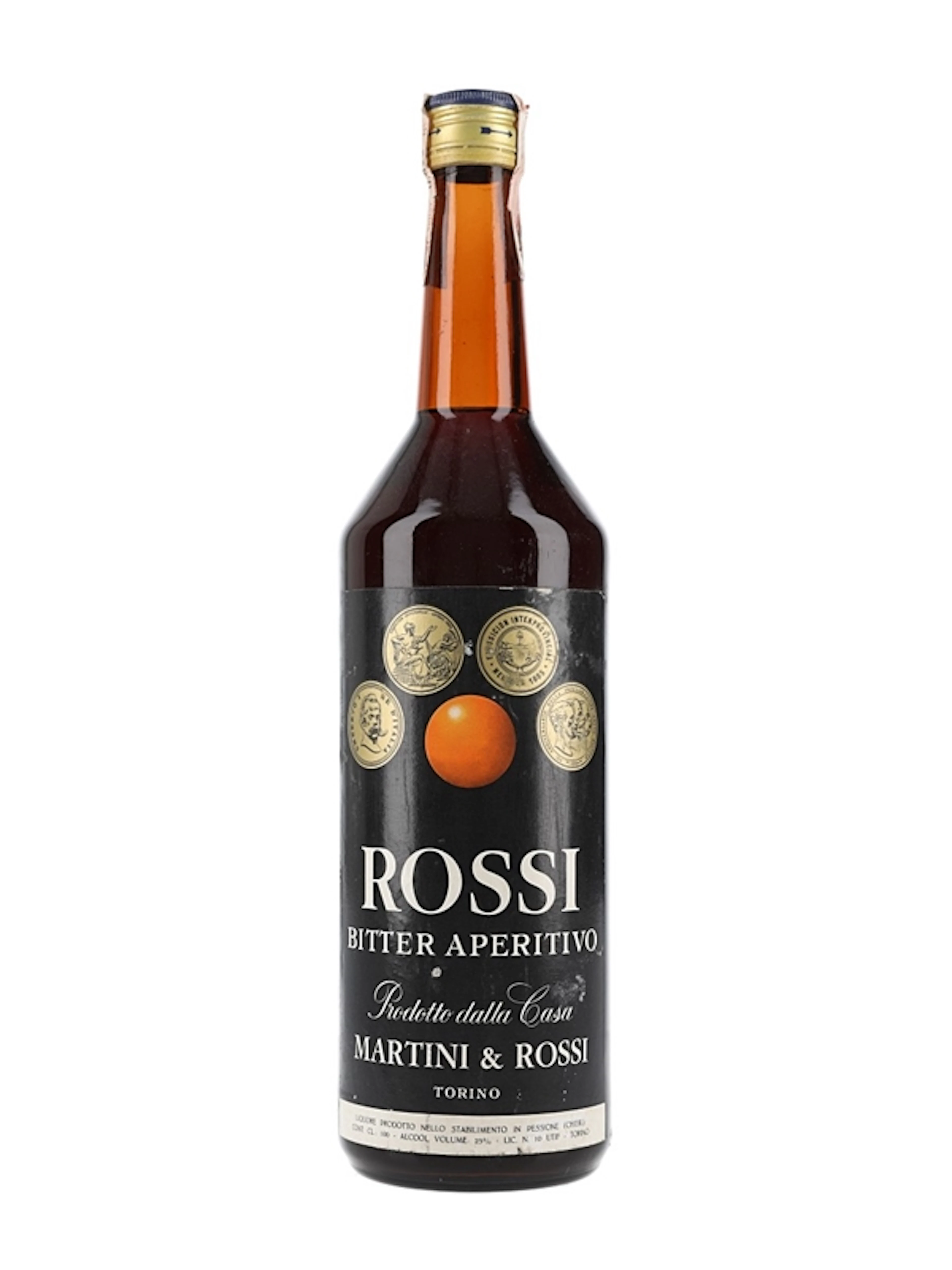Rossi Bitter Aperitivo Bottled 1960s-1970s 100cl / 25%