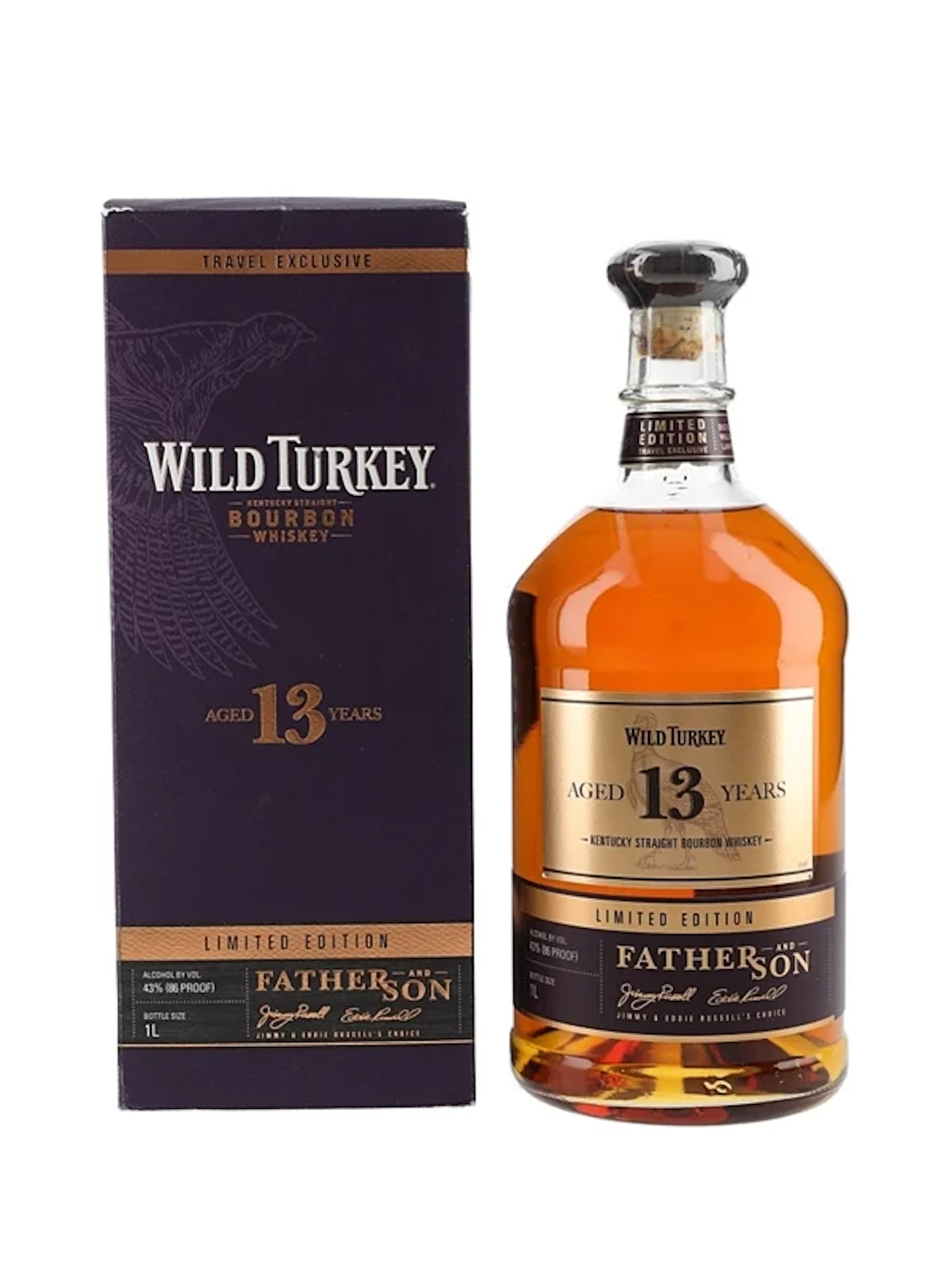 Wild Turkey 13 Year Old Father And So Travel Exclusive 100cl / 43%