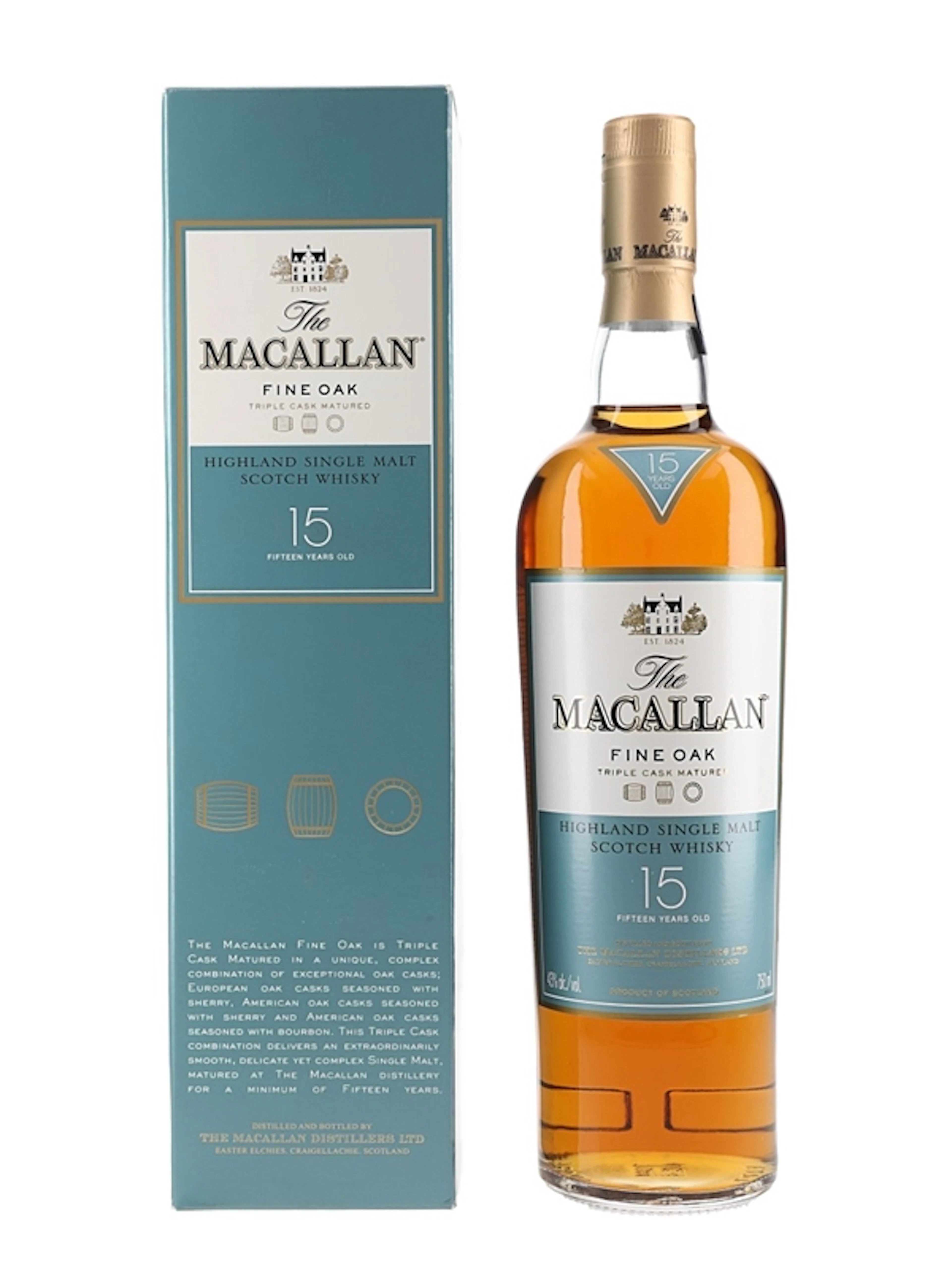 Macallan 15 Year Old Fine Oak Triple Cask Matured 75cl / 43%