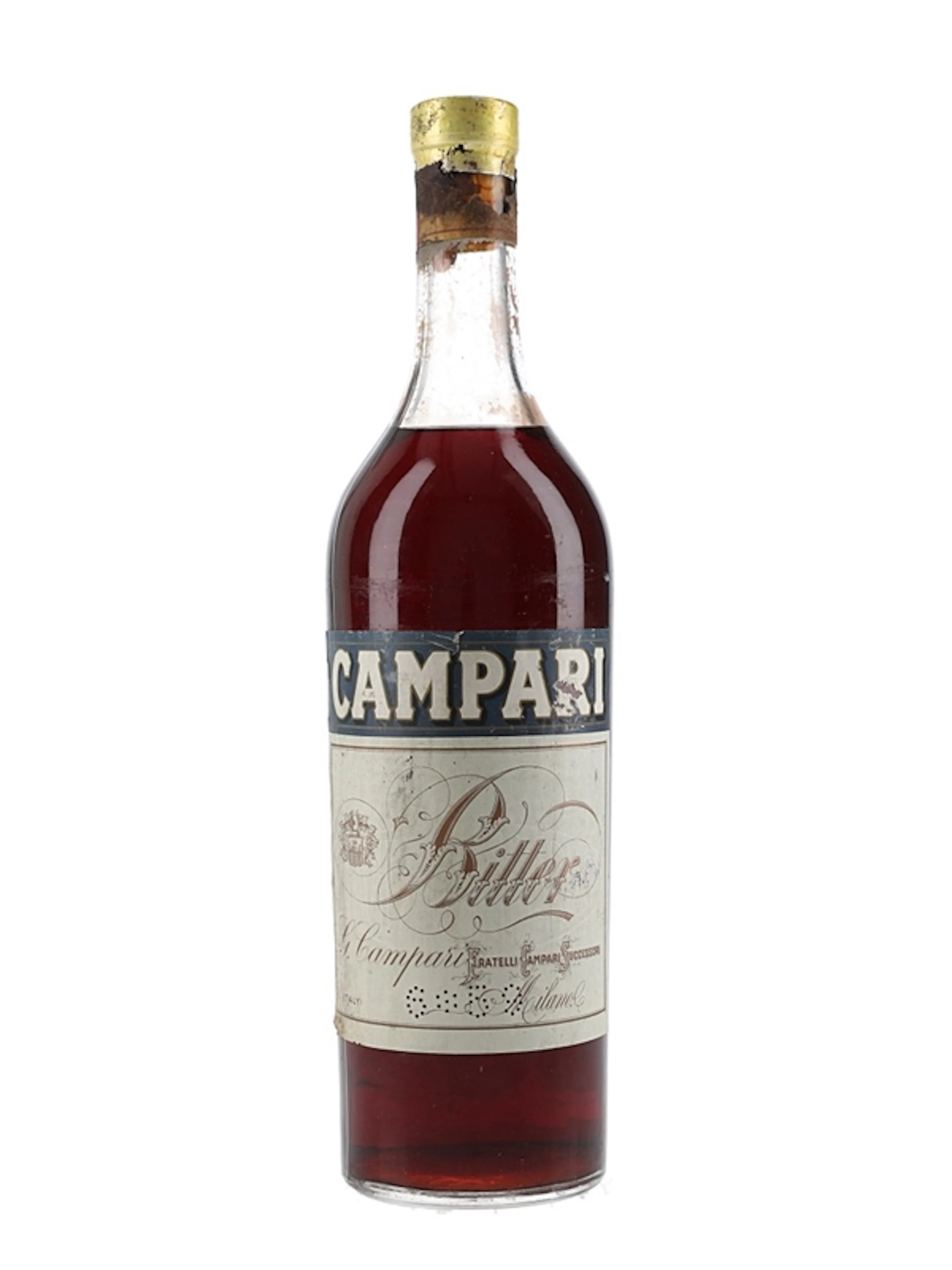 Campari Bitter Bottled 1950s 100cl / 25%