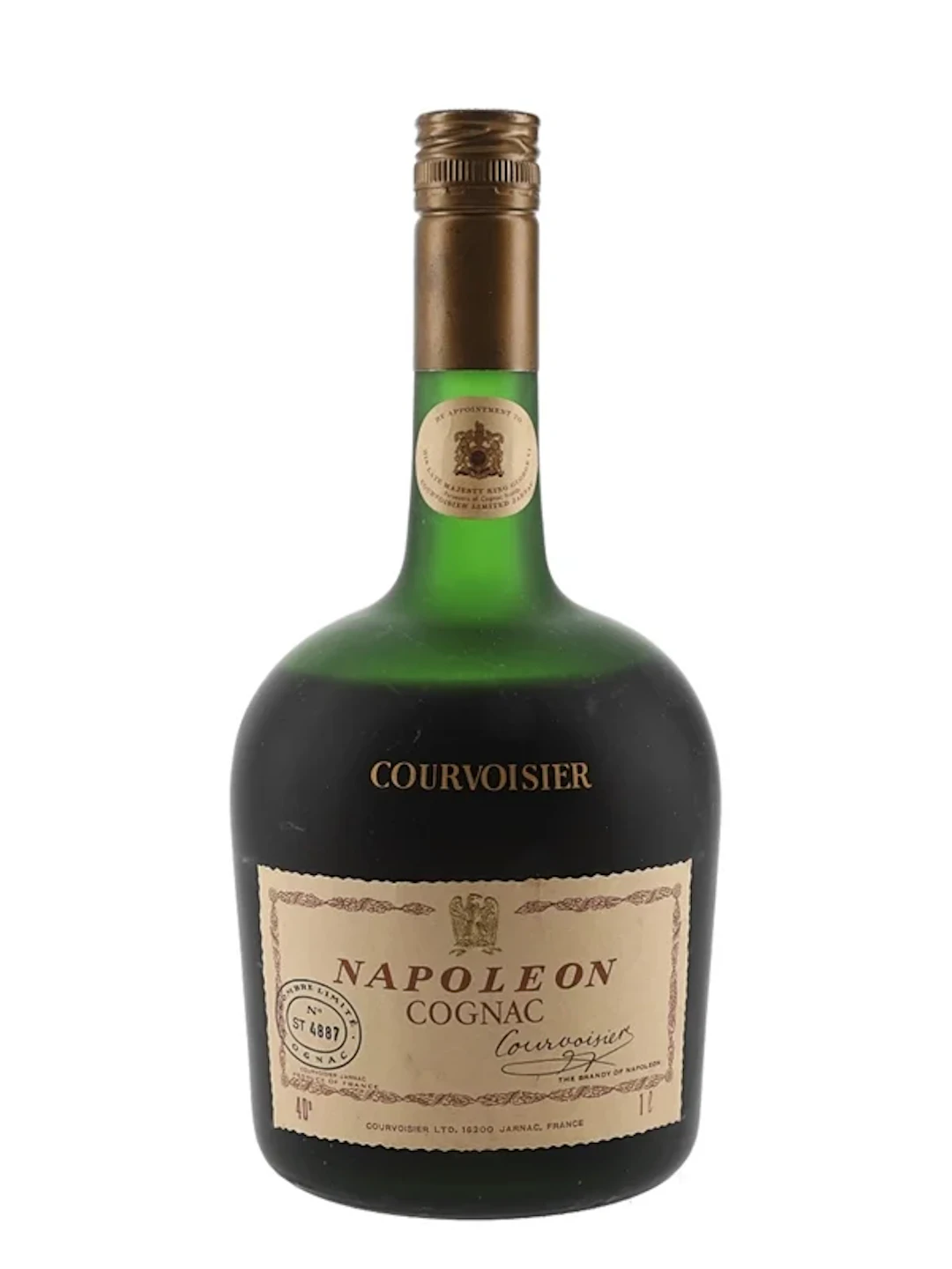 Courvoisier Napoleon Cognac Bottled 1980s - Numbered Bottle 100cl / 40%