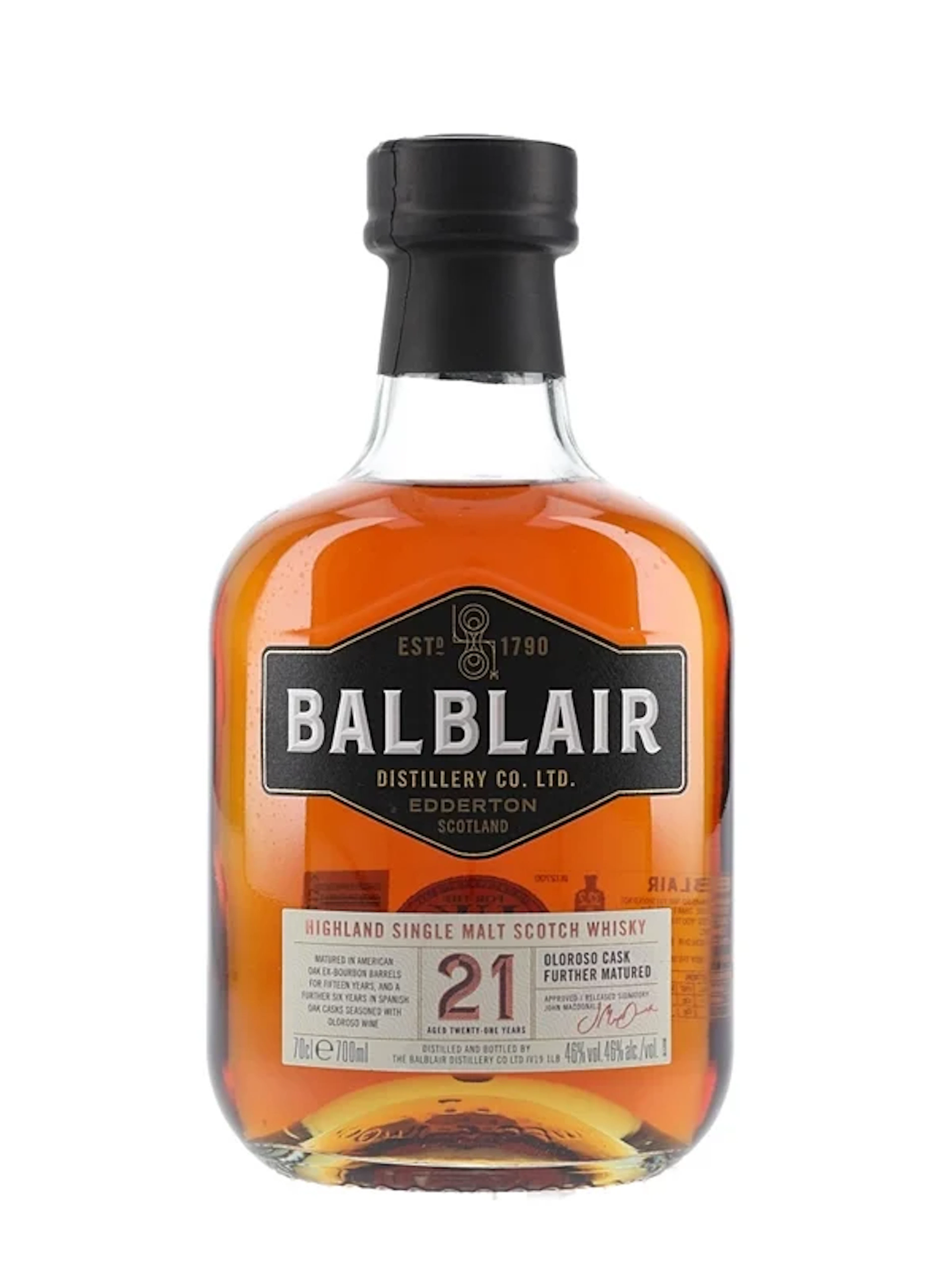 Balblair 21 Year Old Bottled 2023 70cl / 46%