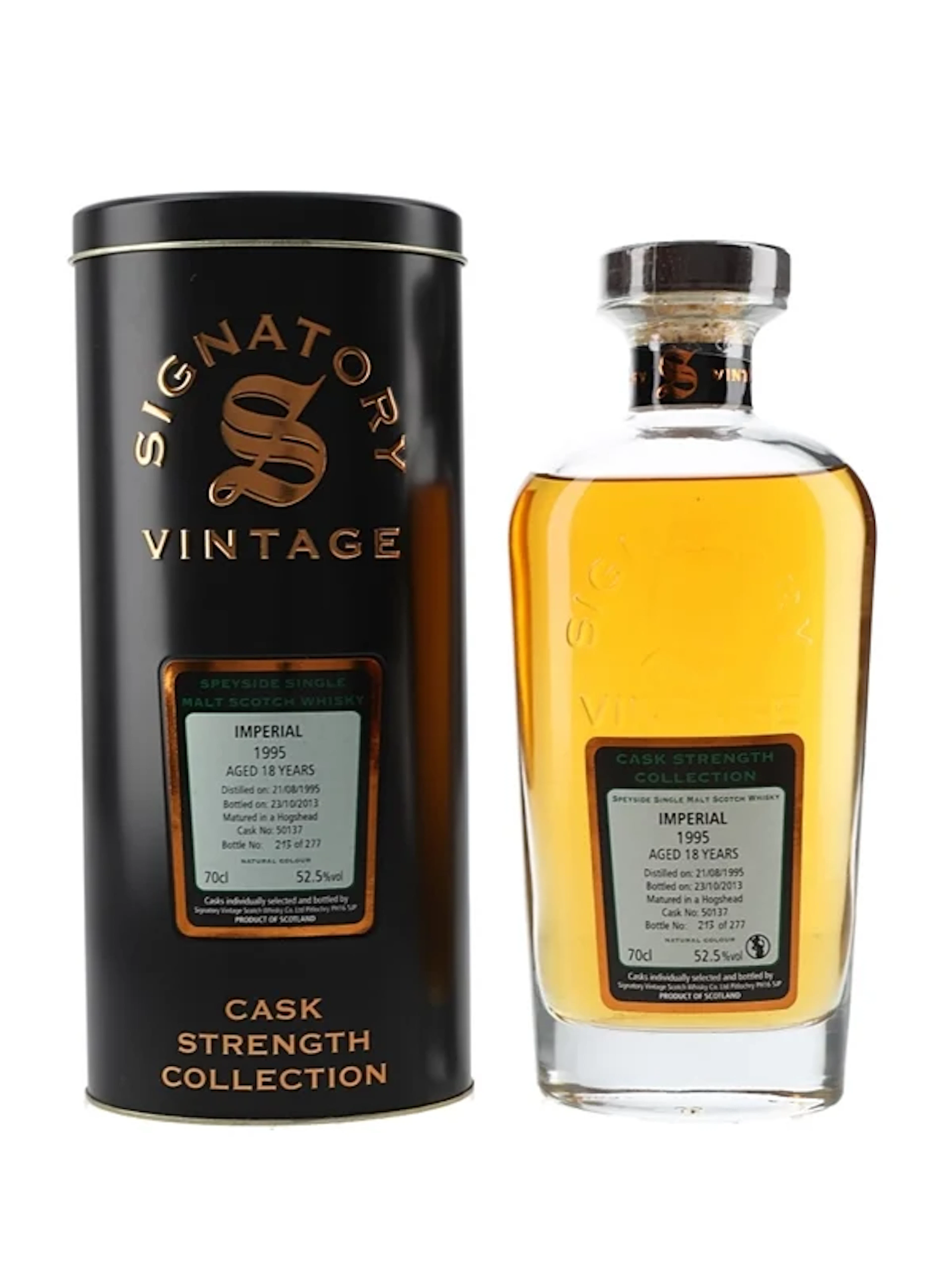 Imperial 1995 18 Year Old Bottled 2013 - Signatory Vintage 70cl / 52.5%