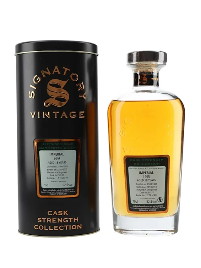 Imperial 1995 18 Year Old Bottled 2013 - Signatory Vintage 70cl / 52.5%