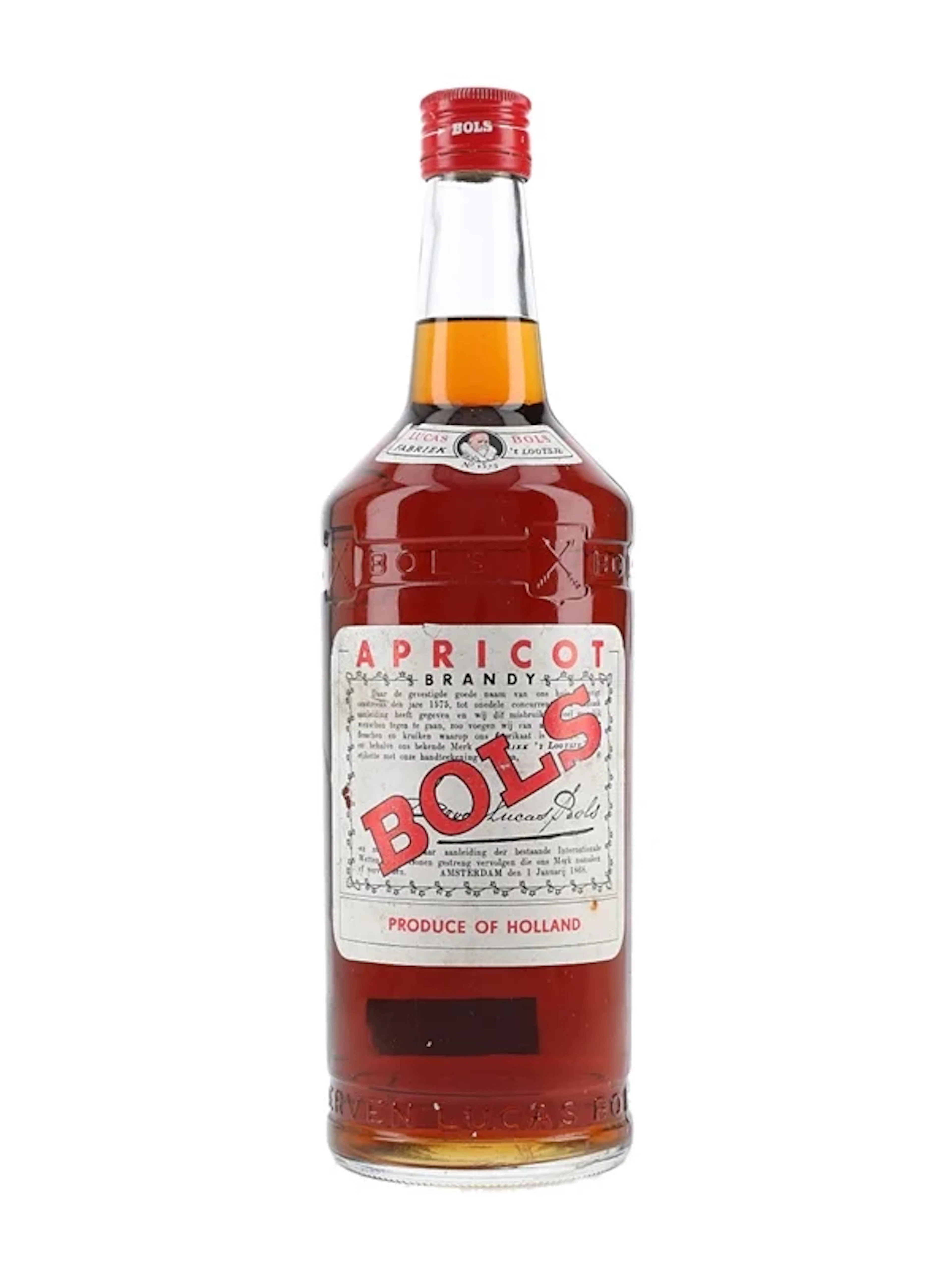 Bols Apricot Brandy Bottled 1970s 100cl / 29%