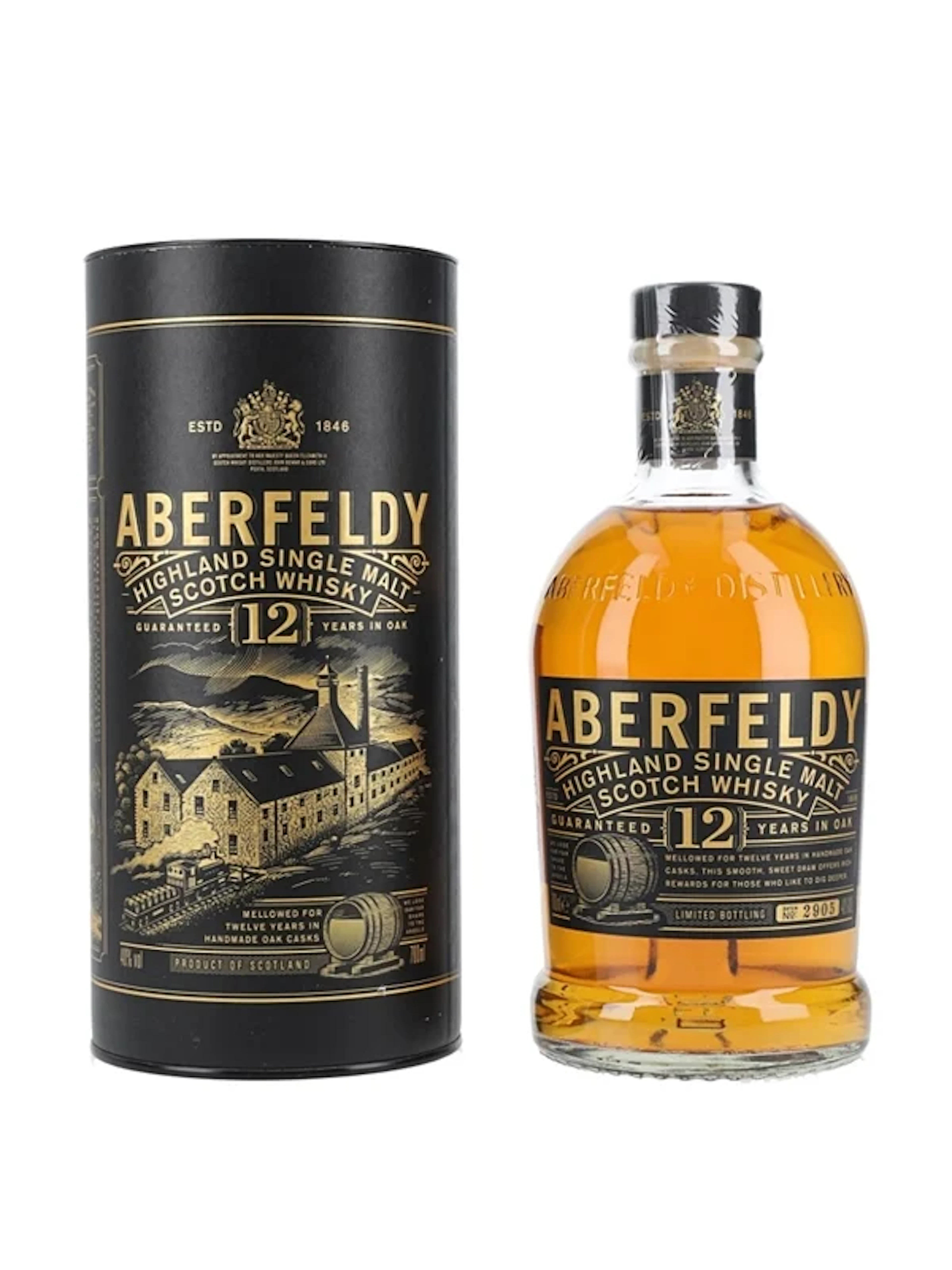 Aberfeldy 12 Year Old Bottled 2018 70cl / 40%