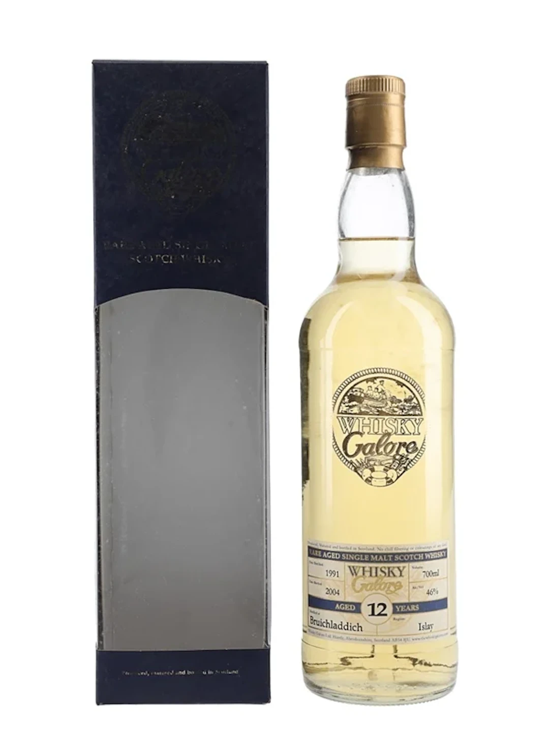 Bruichladdich 1991 12 Year Old Whisky Galore Bottled 2004 - Duncan
