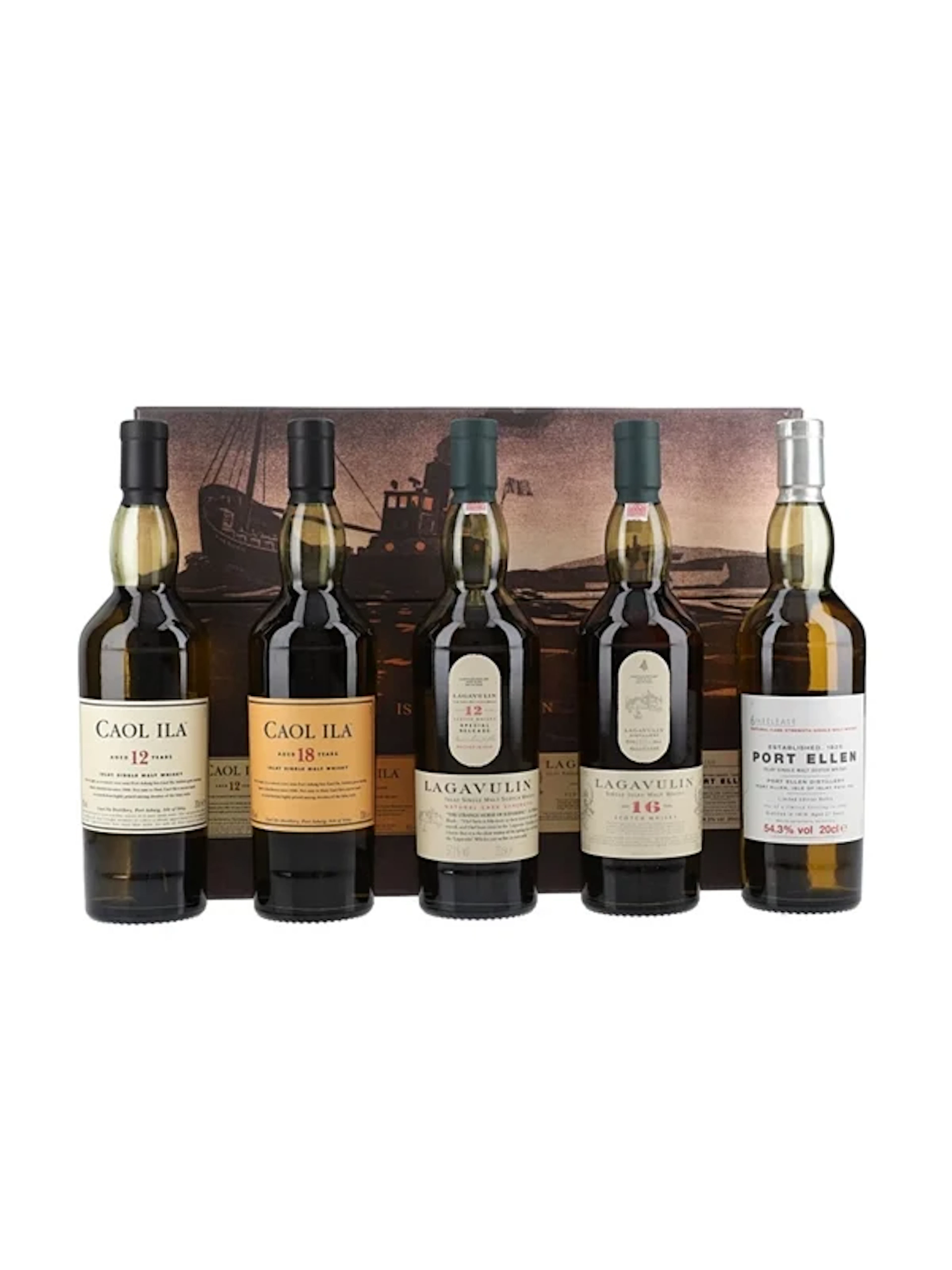 The Classic Islay Collectio Caol Ila, Lagavulin & Port Elle 5 x 20cl